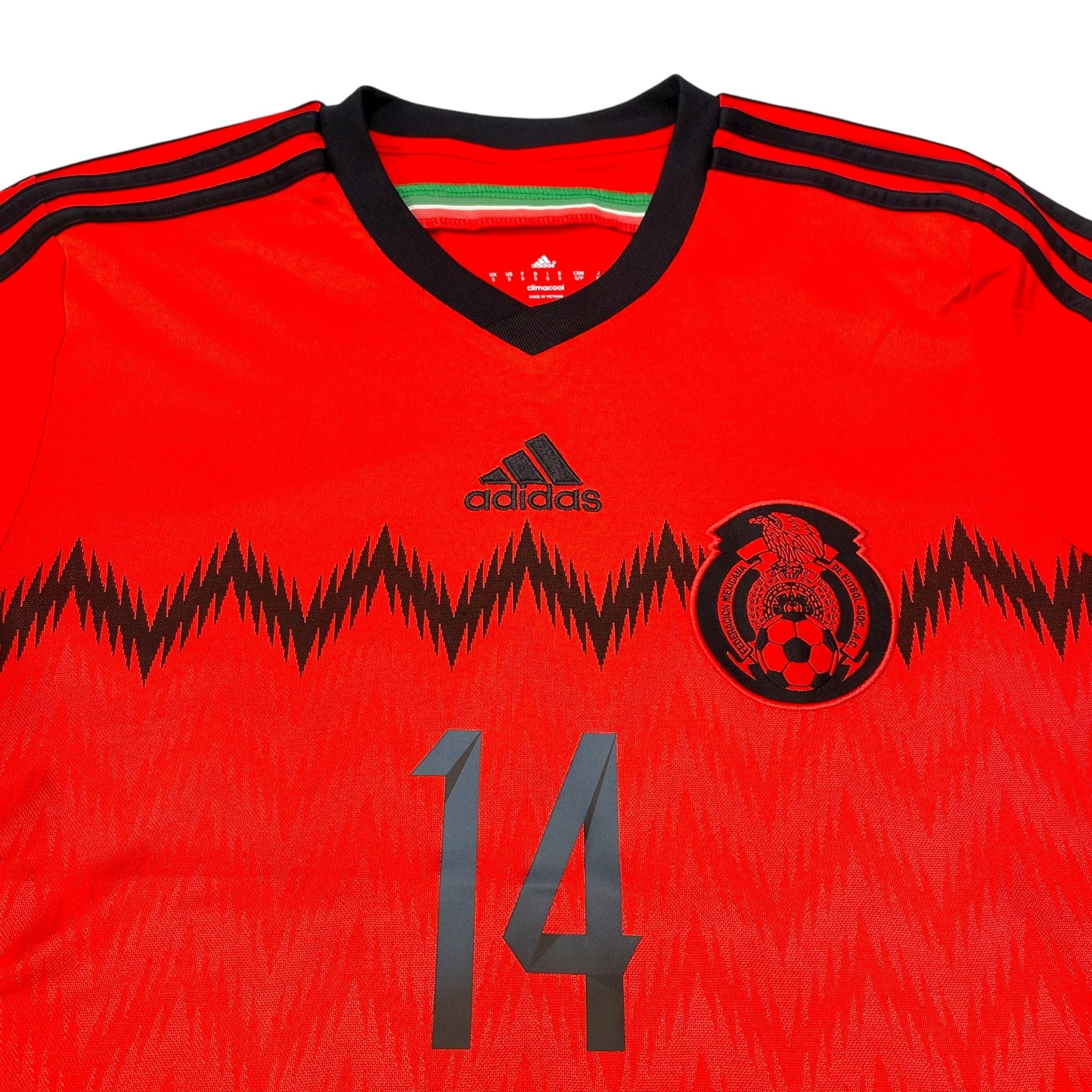 2014/15 Mexico Away Football Shirt (S) Adidas #14 Chicharito