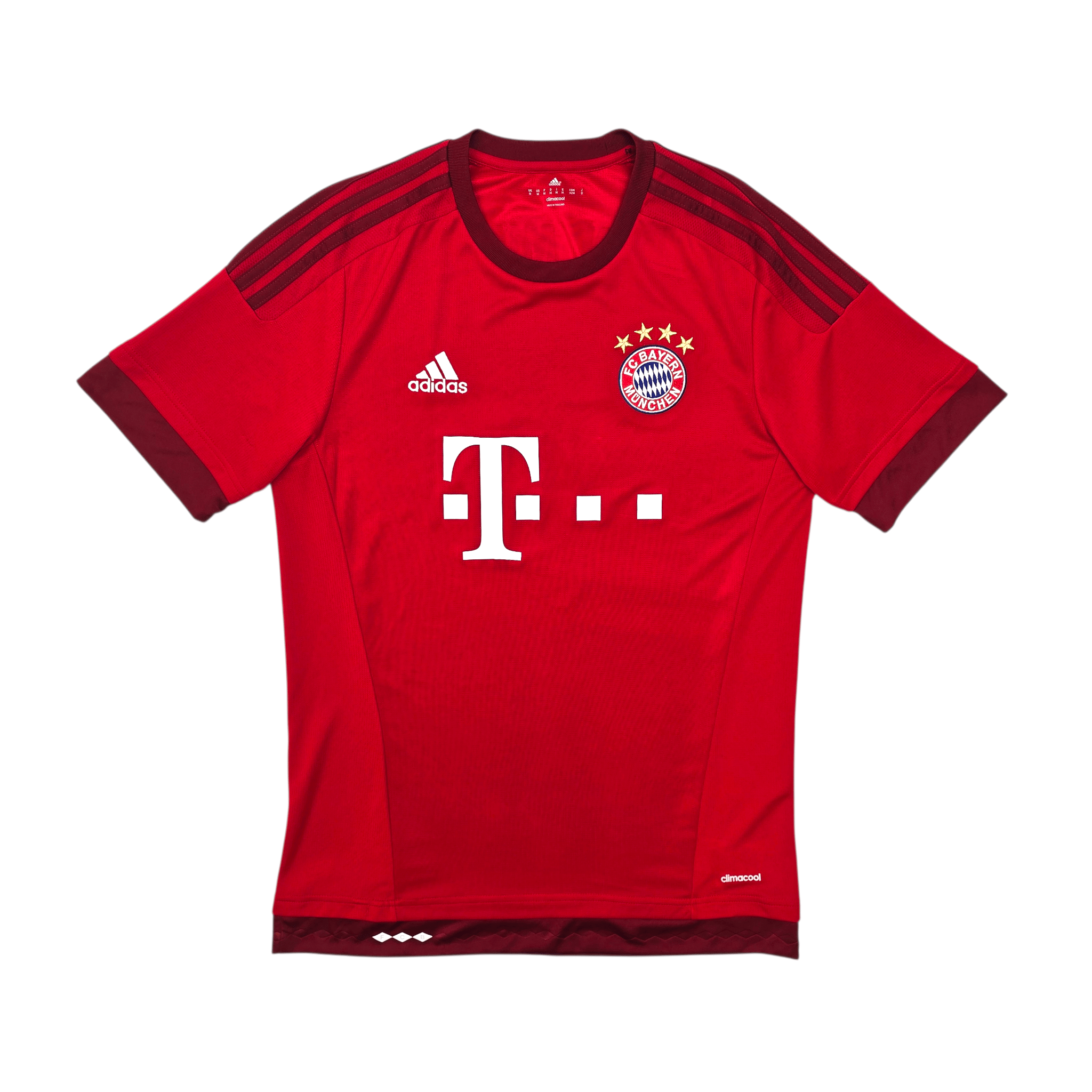 2015/16 Bayern Munich Home Football Shirt (M) Adidas #9 Lewandowski