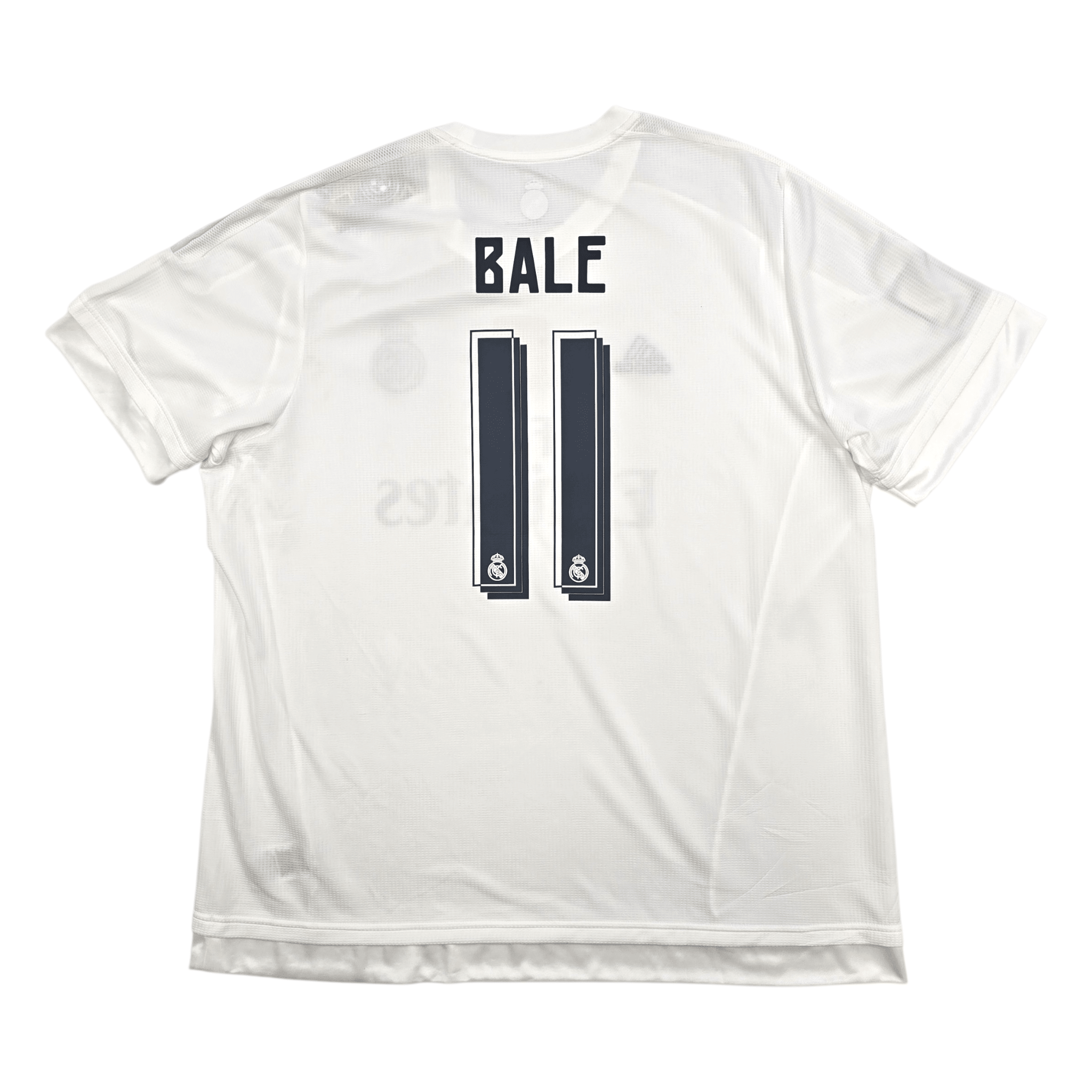 2015/16 Real Madrid Home Football Shirt (2XL) Adidas #11 Bale