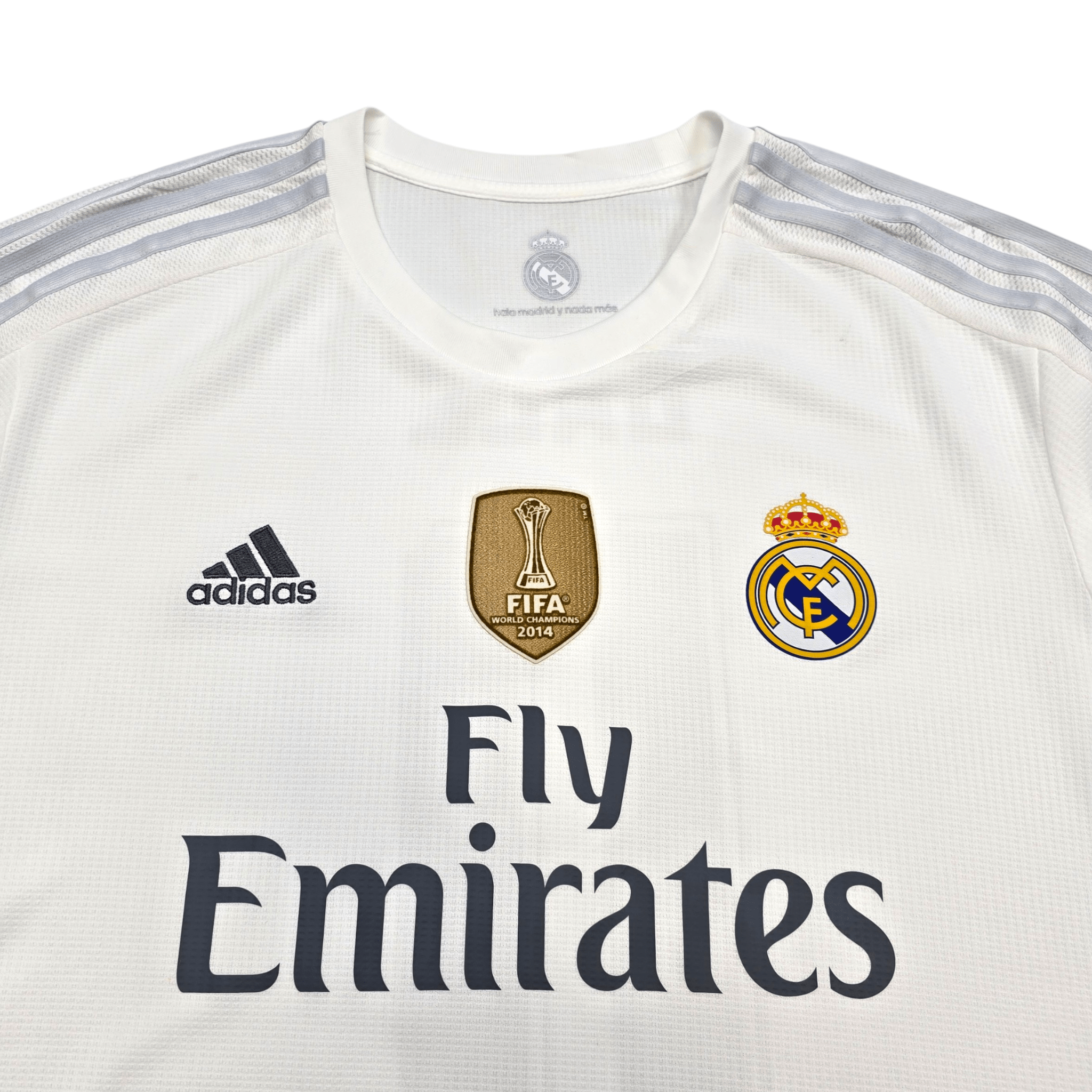 2015/16 Real Madrid Home Football Shirt (2XL) Adidas #11 Bale