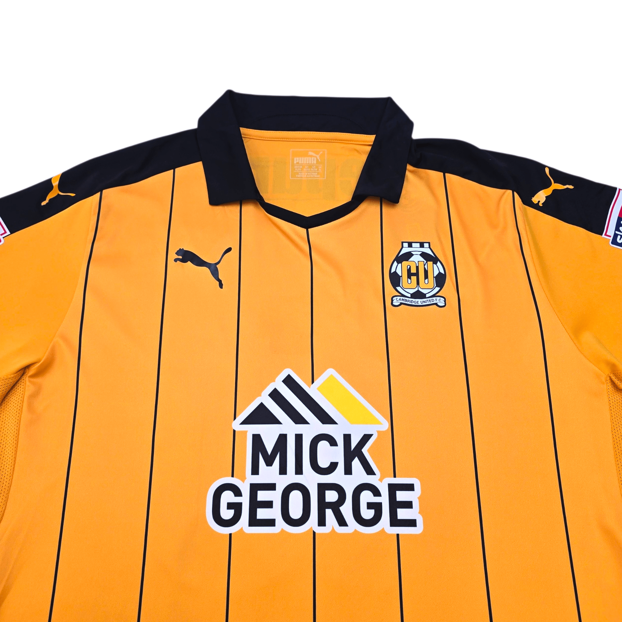 2016/17 Cambridge United Home Shirt (XL) Puma #10 Williamson - Retro Football Shirt