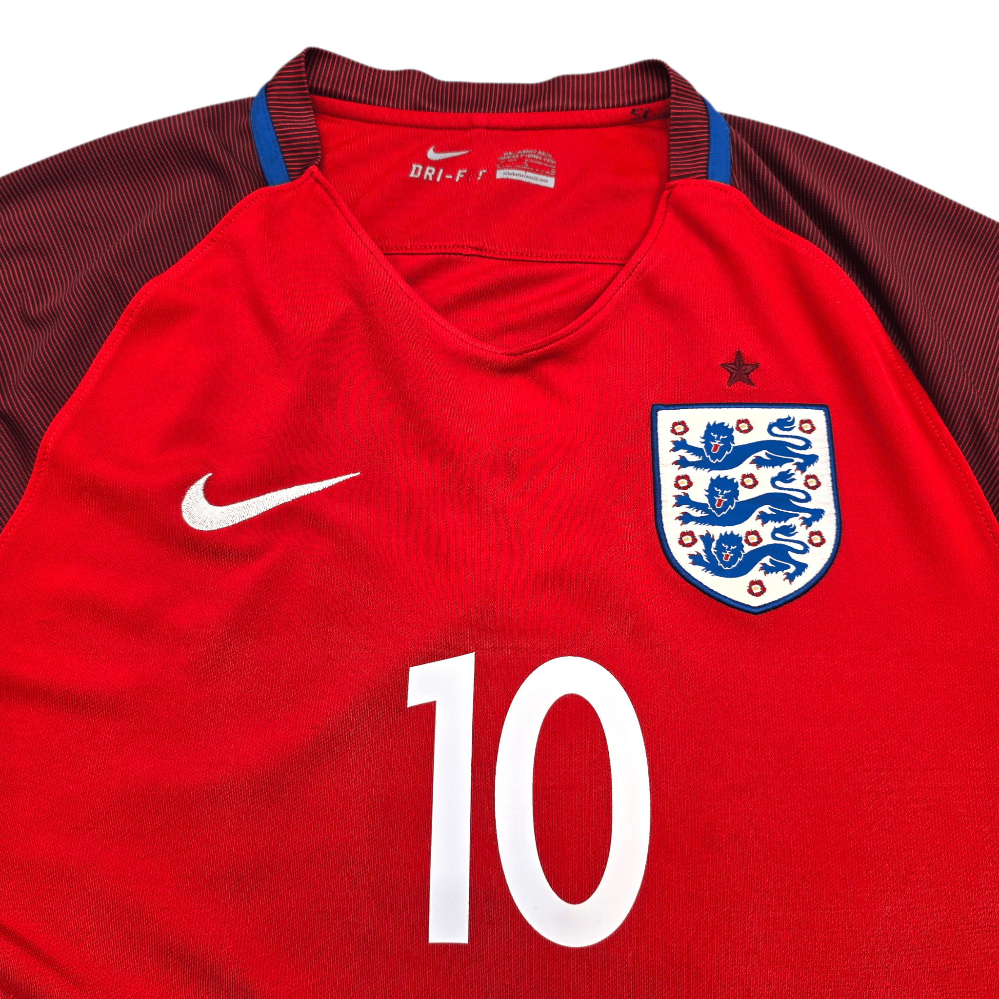 2016/17 England Away Shirt (L) Nike #10 Rooney - World Cup Qualifiers