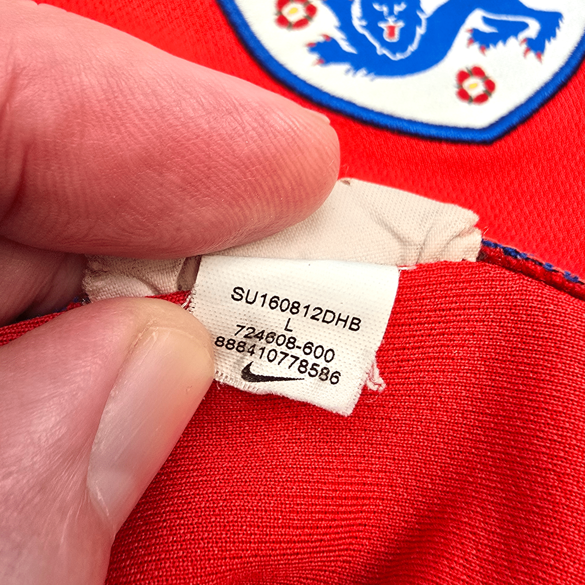 2016/17 England Away Shirt (L) Nike #10 Rooney - World Cup Qualifiers