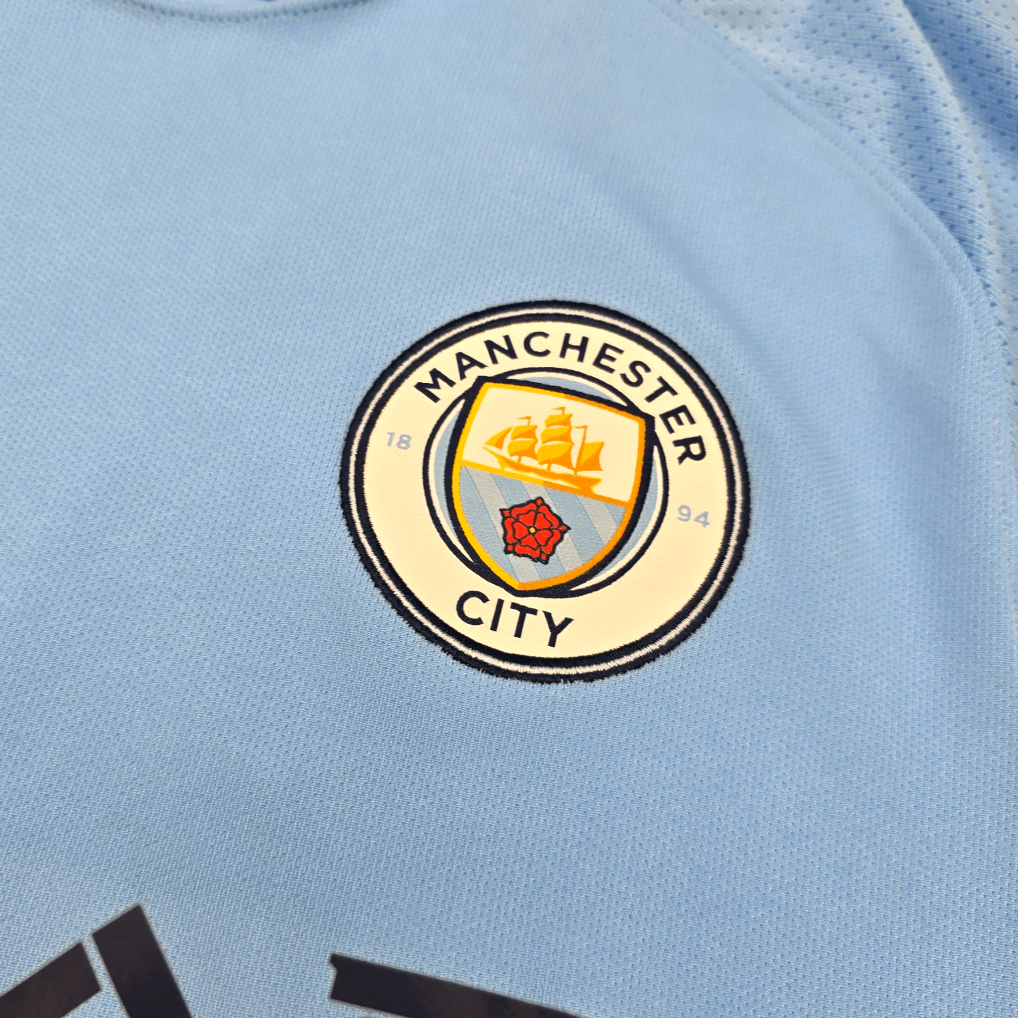 2017/18 Manchester City Home Football Shirt (M) Nike #17 De Bruyne