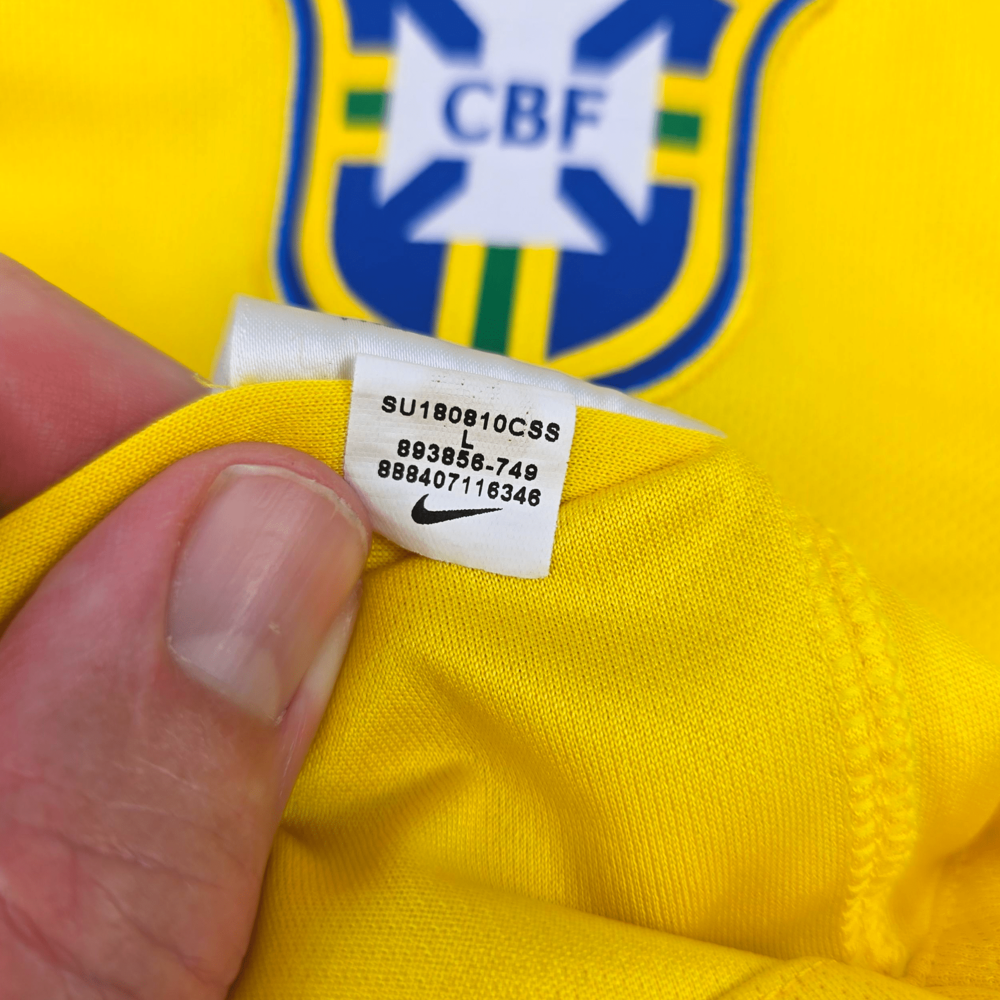 2018/19 Brazil Home Football Shirt (L) Nike #10 Neymar Jr