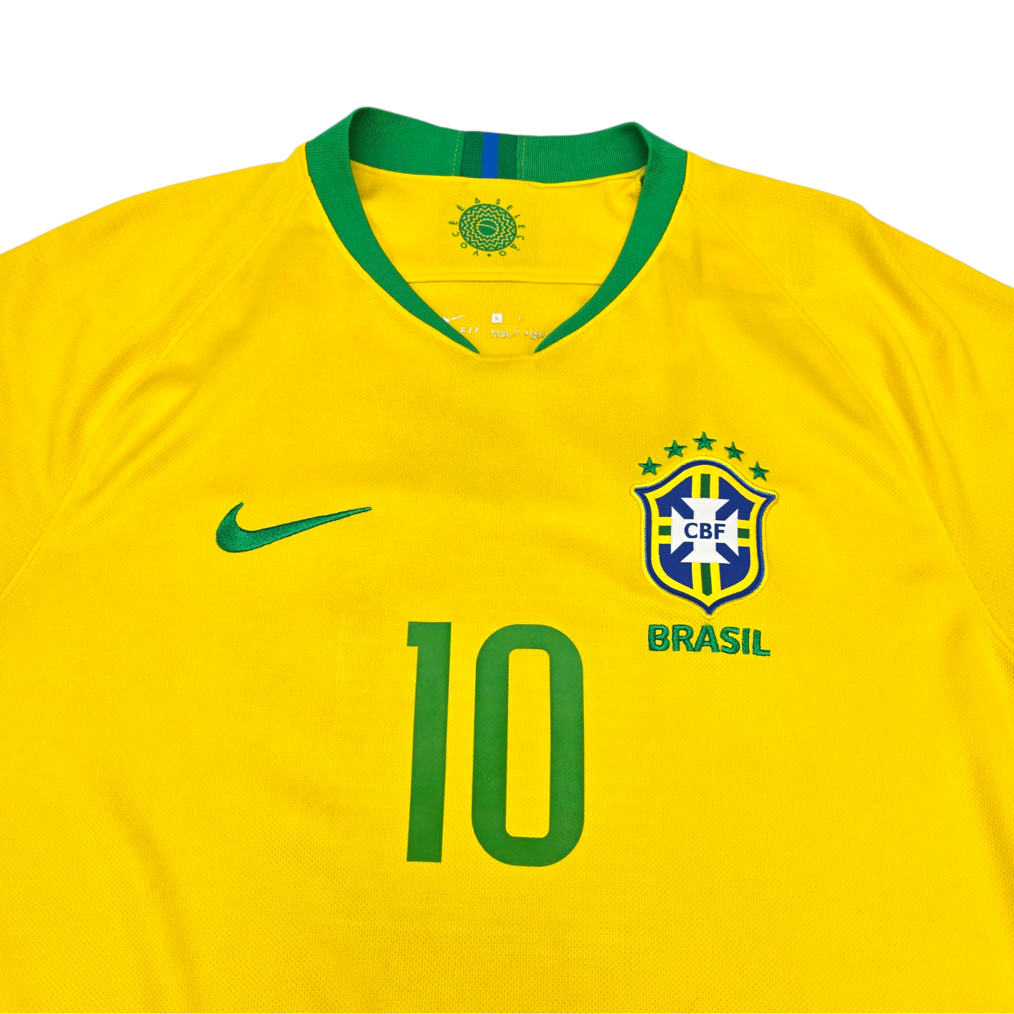 2018/19 Brazil Home Football Shirt (L) Nike #10 Neymar Jr
