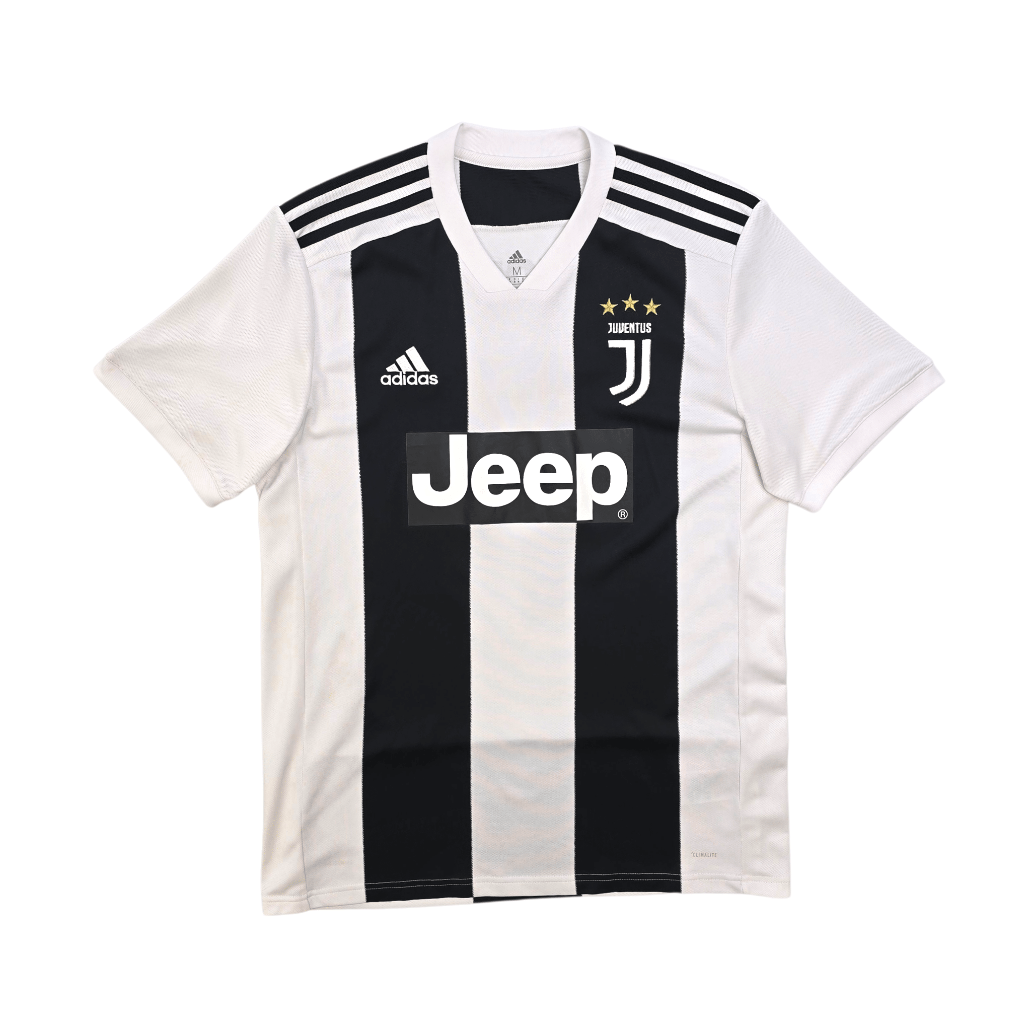 2018/19 Juventus Home Football Shirt (M) Adidas #7 Ronaldo