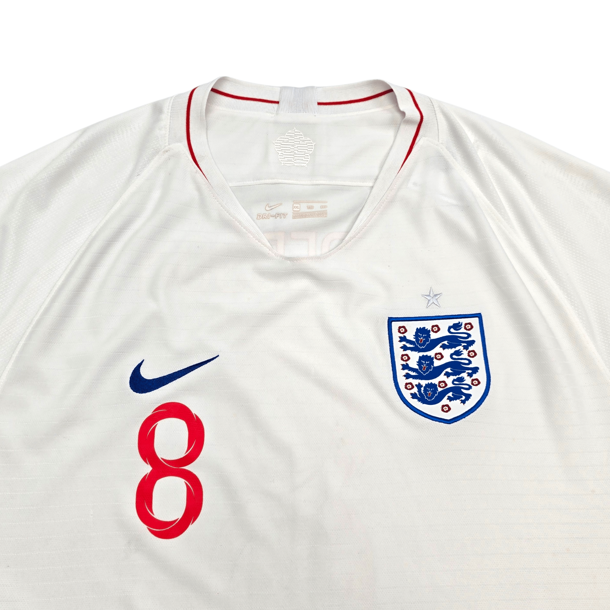 2018/20 England Home Football Shirt (2XL) Nike #8 Henderson