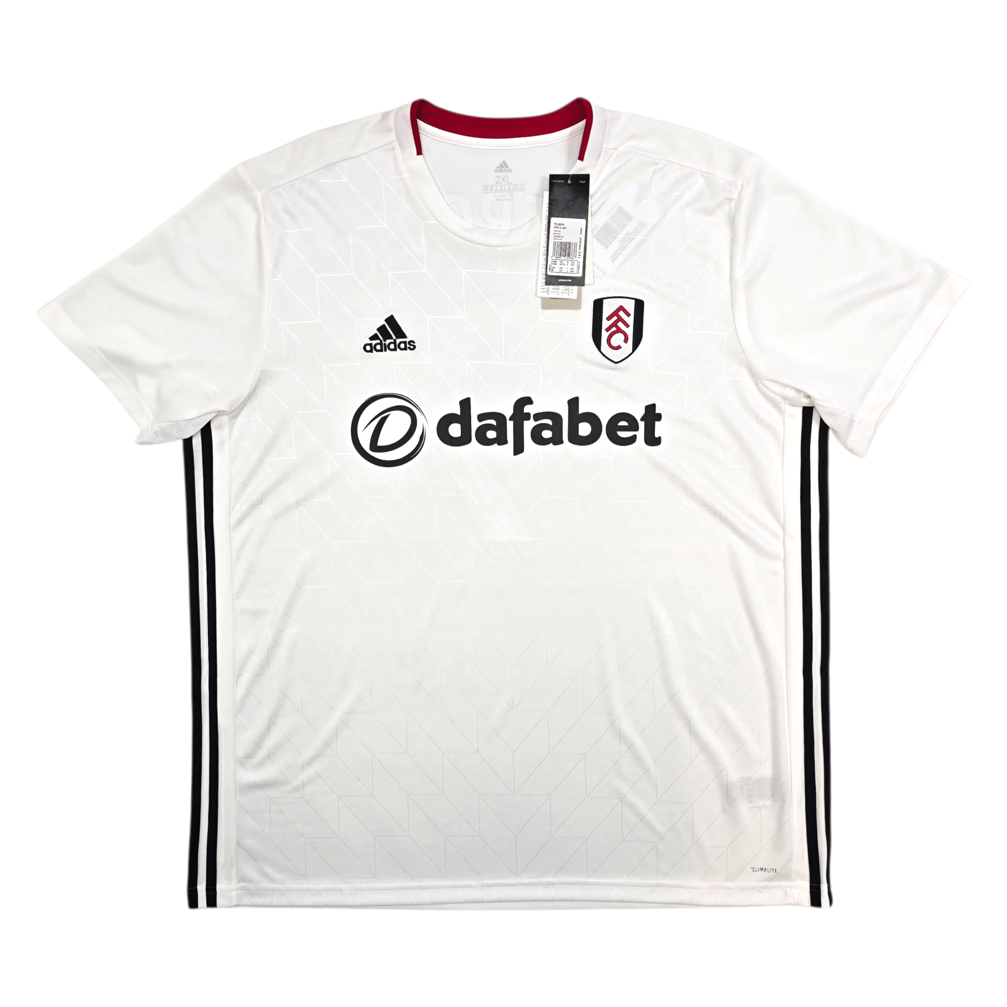 2019/20 Fulham Home Shirt (2XL) Adidas #9 Mitrović - Brand New With Tags