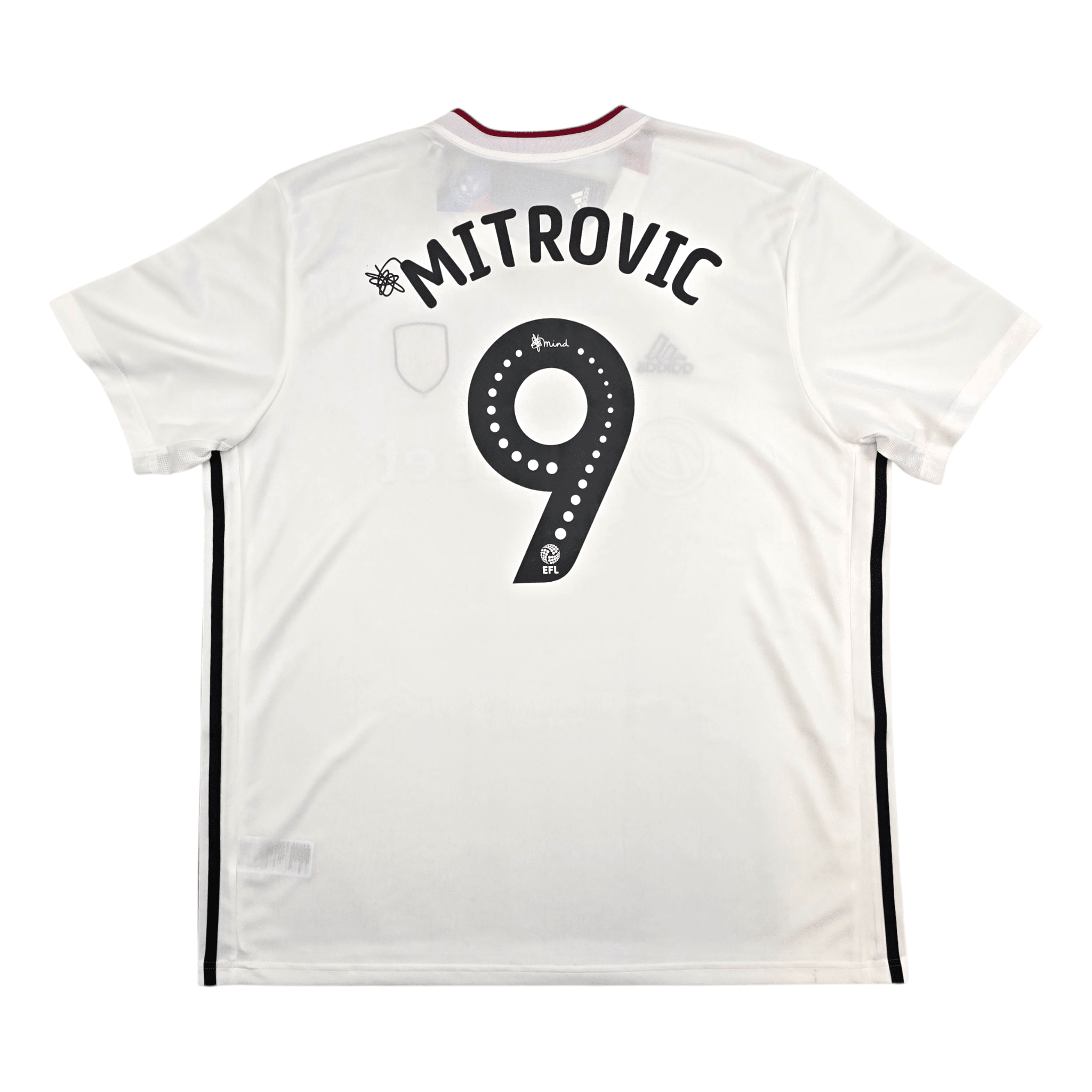 2019/20 Fulham Home Shirt (2XL) Adidas #9 Mitrović - Brand New With Tags