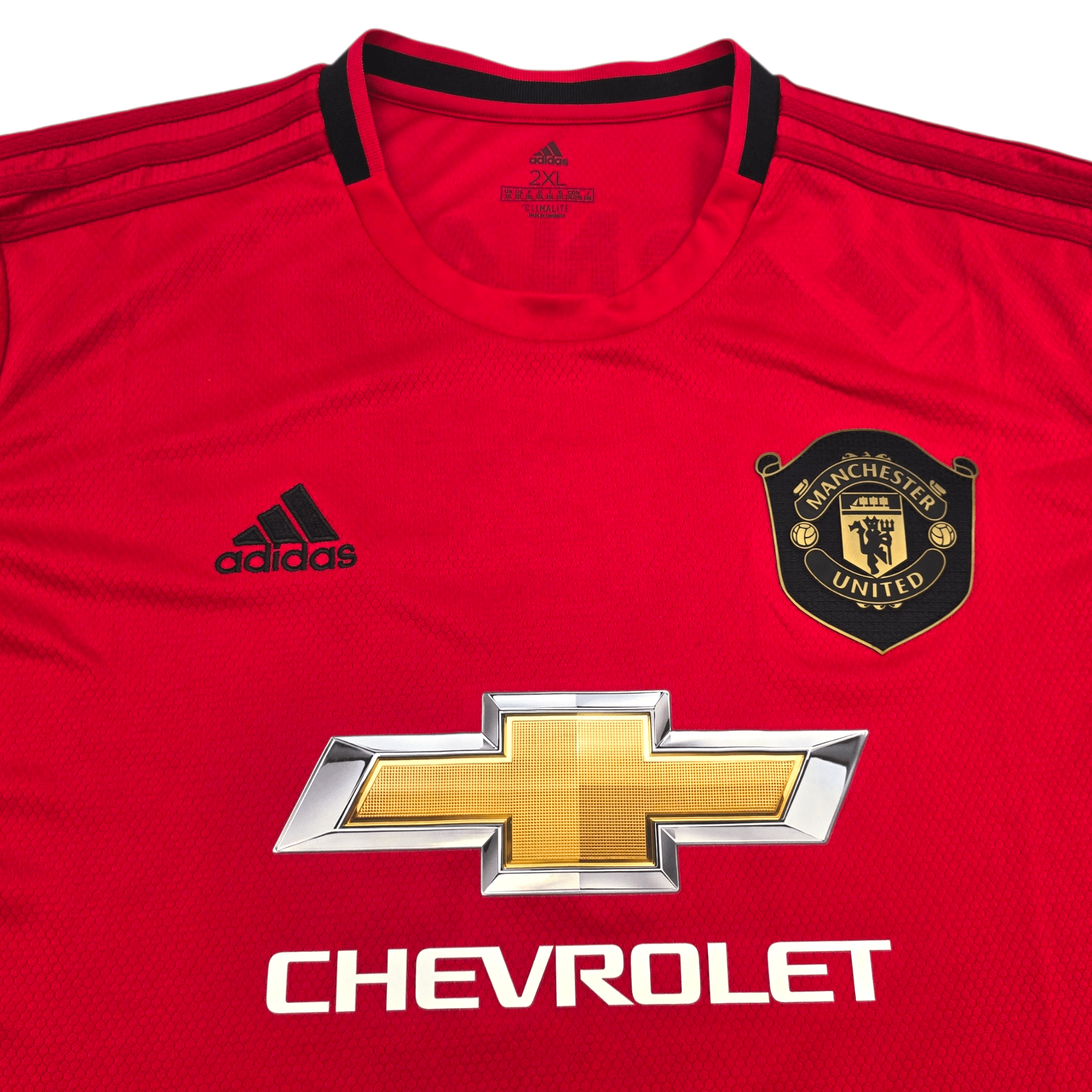 2019/20 Manchester United Home Shirt (2XL) Adidas - Bruno Fernandes #18
