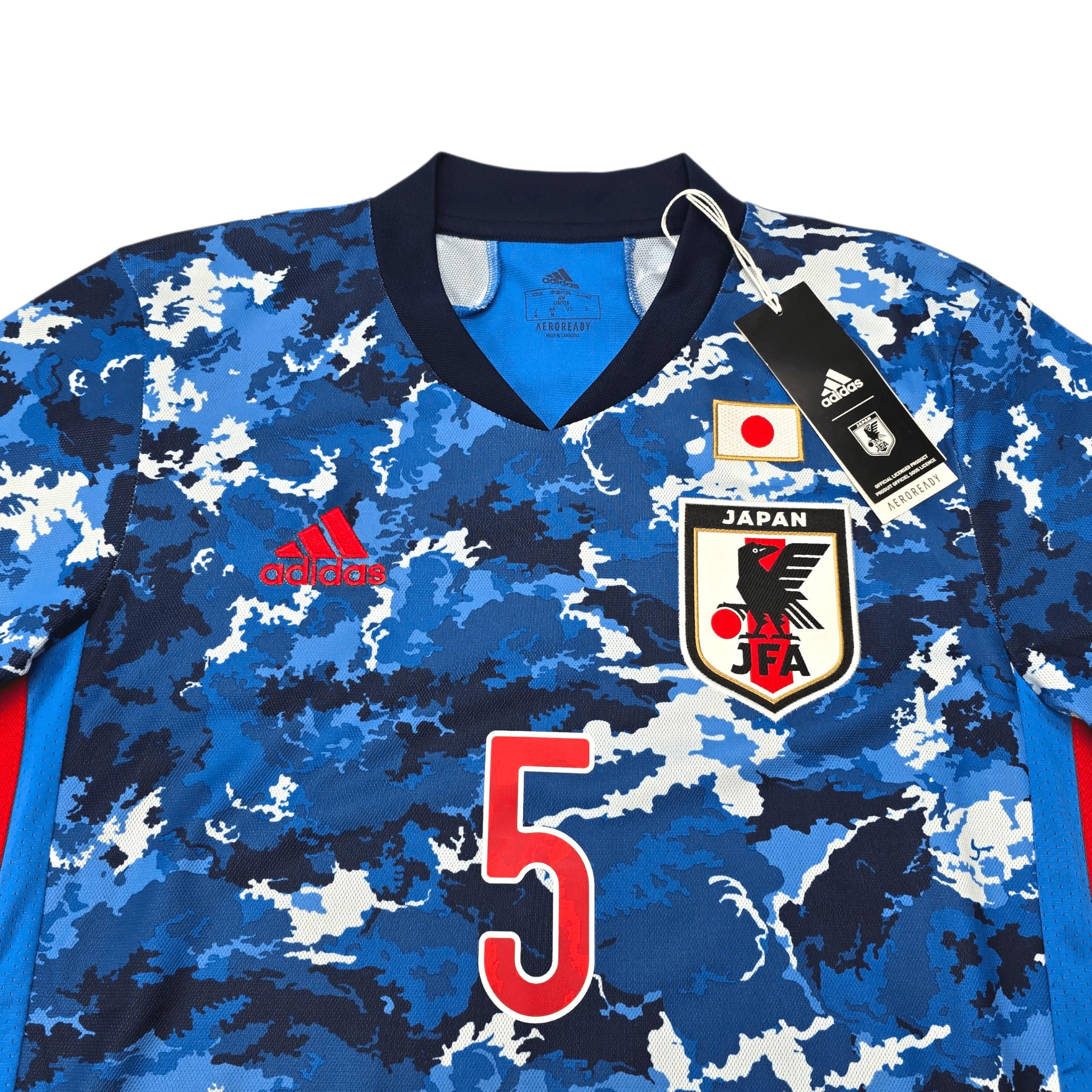 2020/21 Japan Home Football Shirt (M) Adidas #5 Nagatoma (BNWTs)