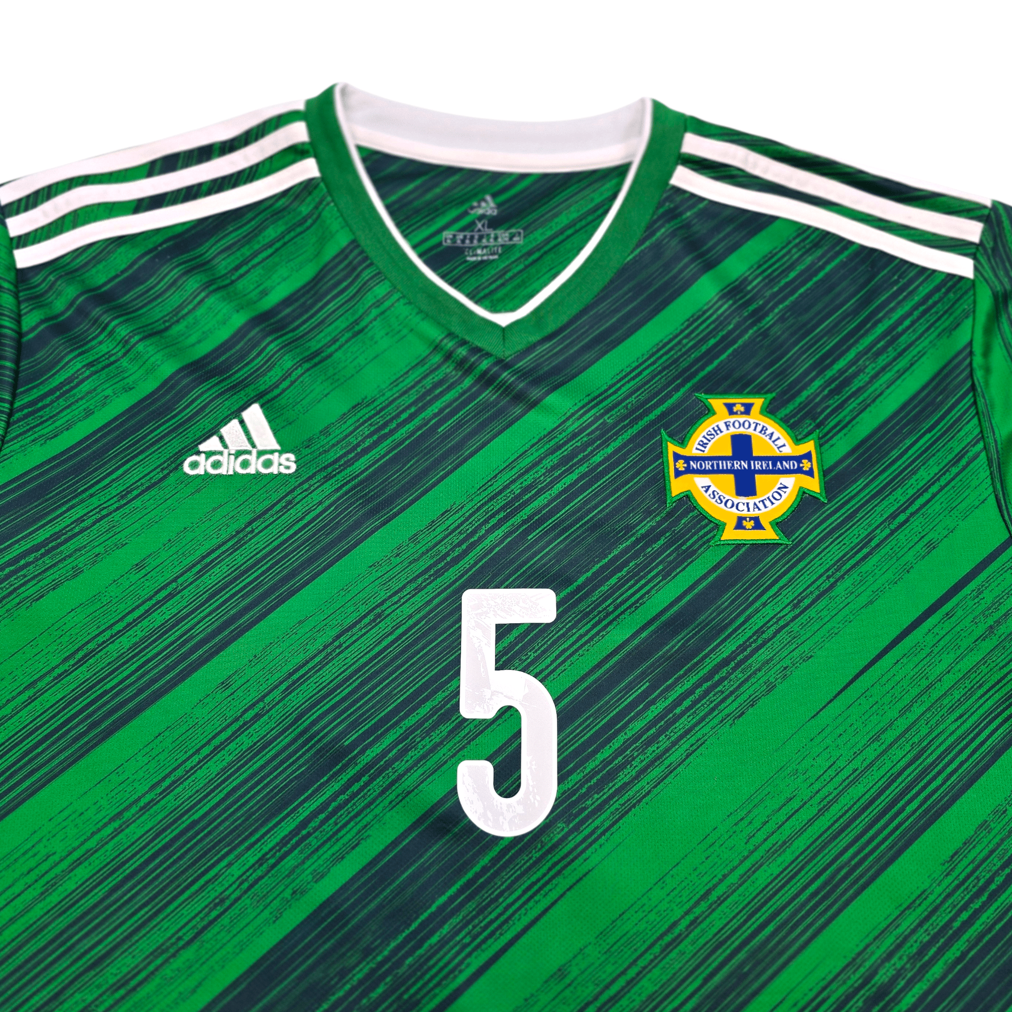 2020/21 Northern Ireland Home Shirt (XL) Adidas #5 Evans
