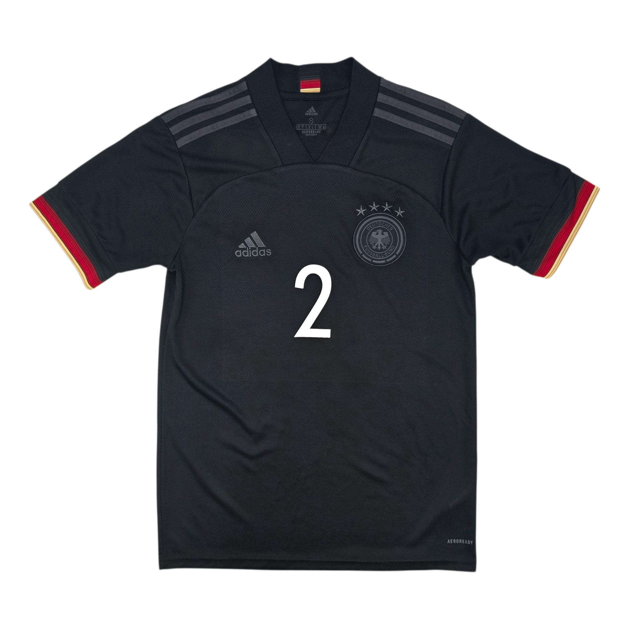 2020/22 Germany Away Football Shirt (S) Adidas #2 Rüdiger