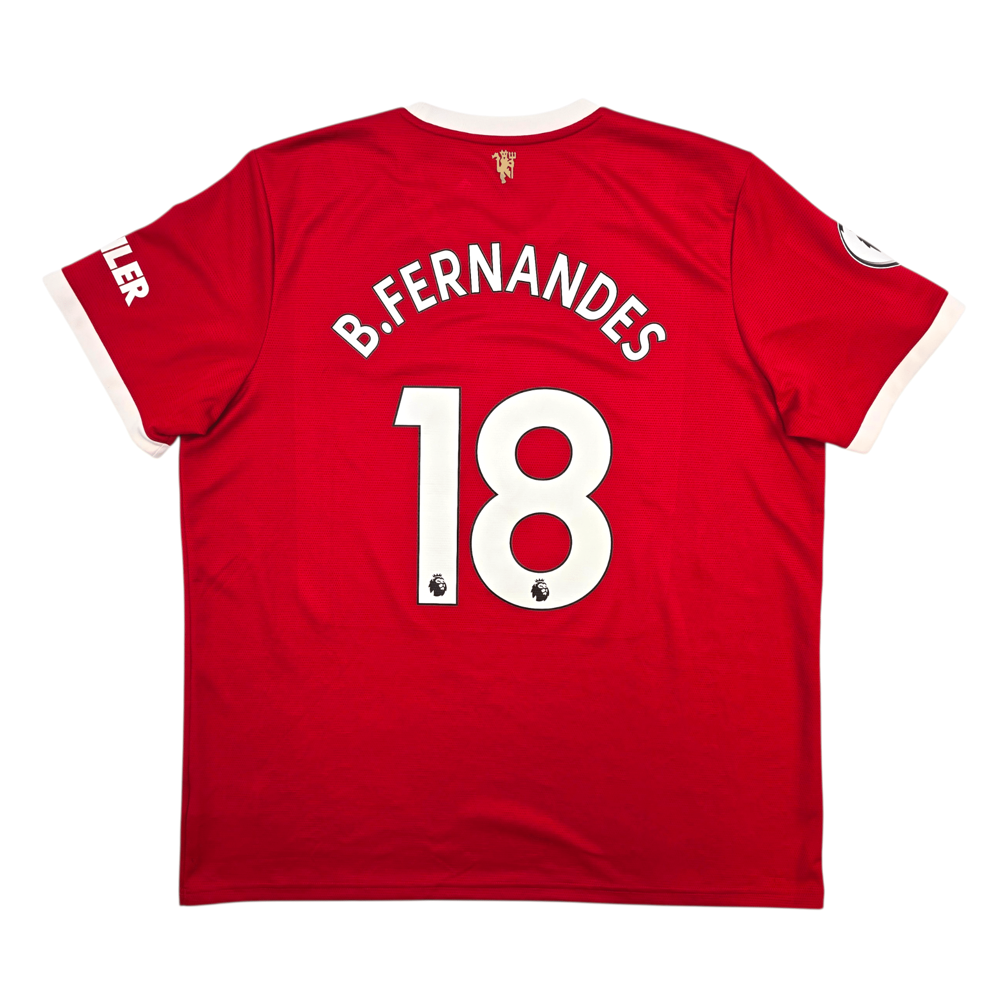 2021/22 Manchester United Home Shirt (2XL) Adidas #18 Bruno Fernandes