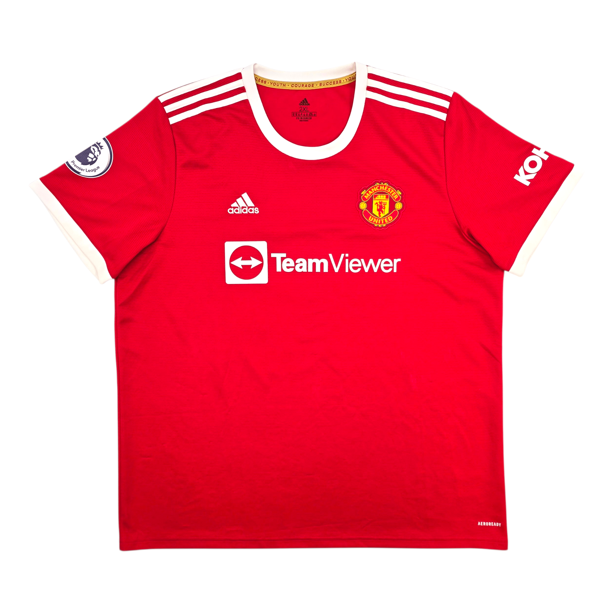 2021/22 Manchester United Home Shirt (2XL) Adidas #18 Bruno Fernandes