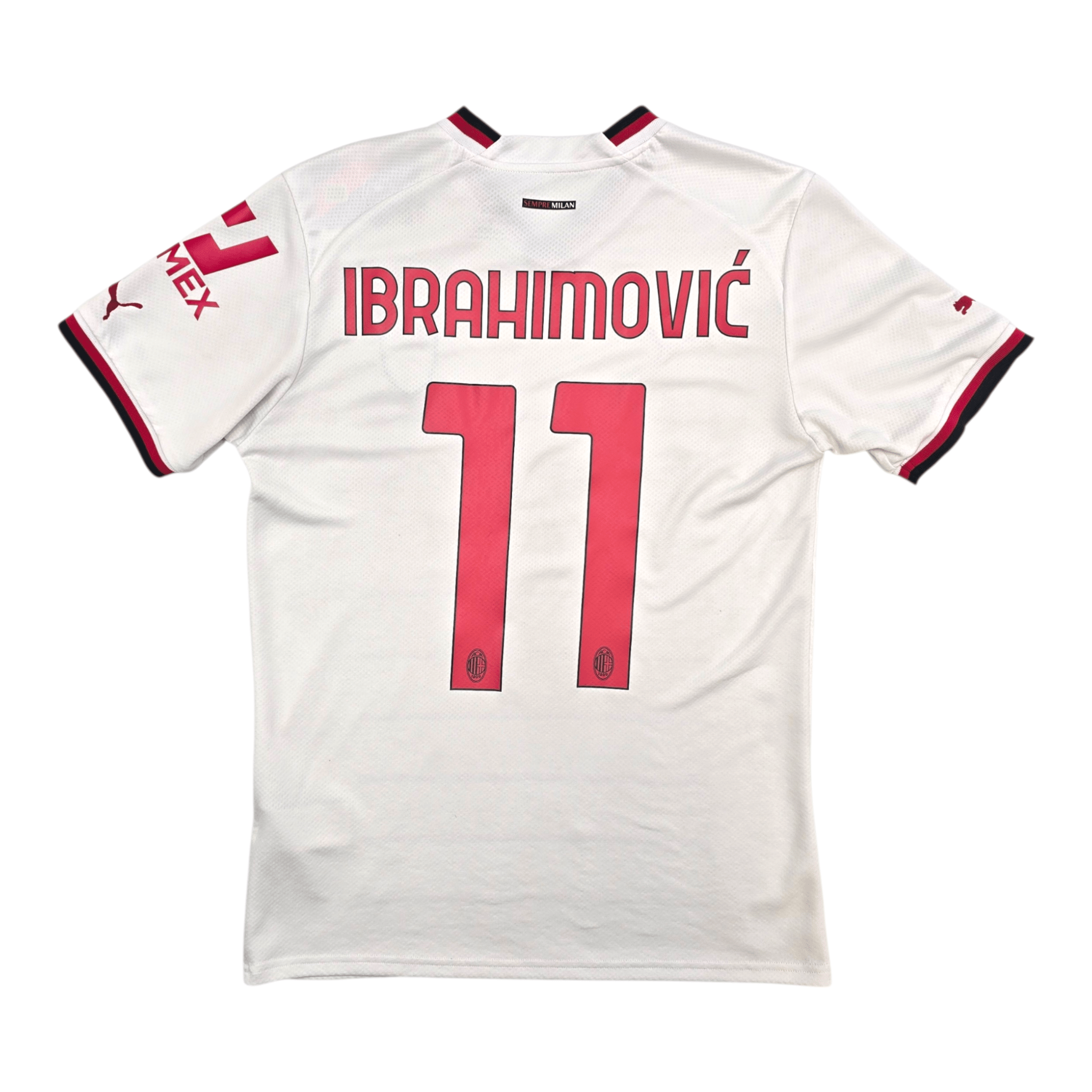 2022/23 AC Milan Away Shirt (S) Adidas - Ibrahimović #11