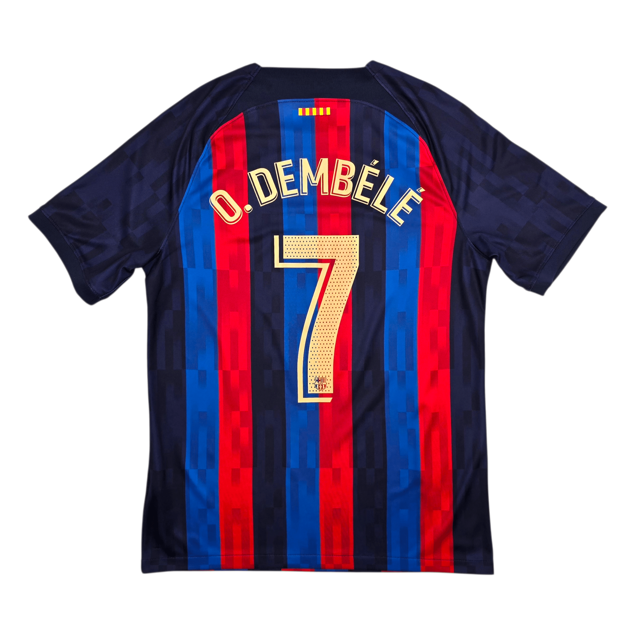 2022/23 Barcelona Home Shirt (M) Nike #7 Dembélé - OVO Drake El Clásico