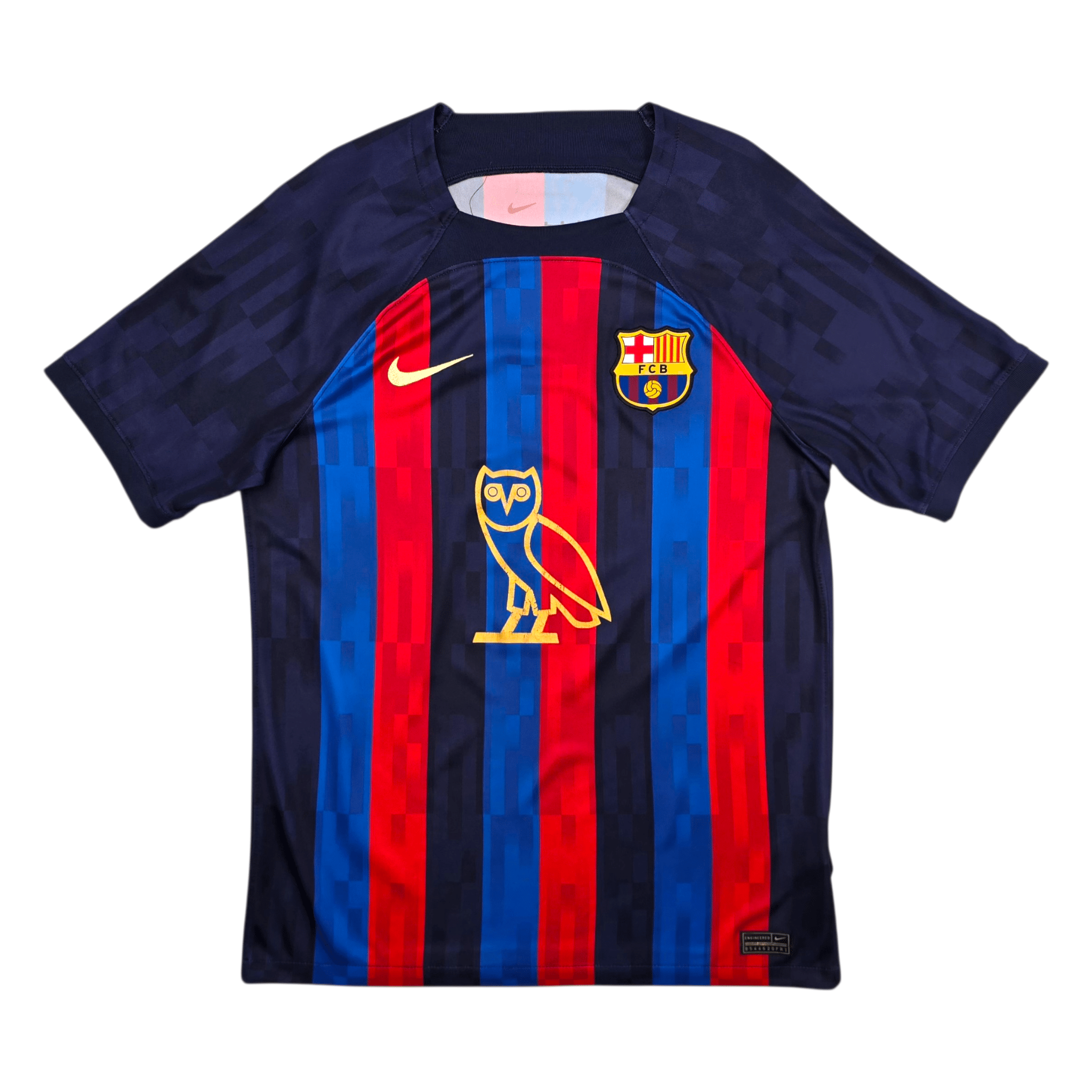 2022/23 Barcelona Home Shirt (M) Nike #7 Dembélé - OVO Drake El Clásico