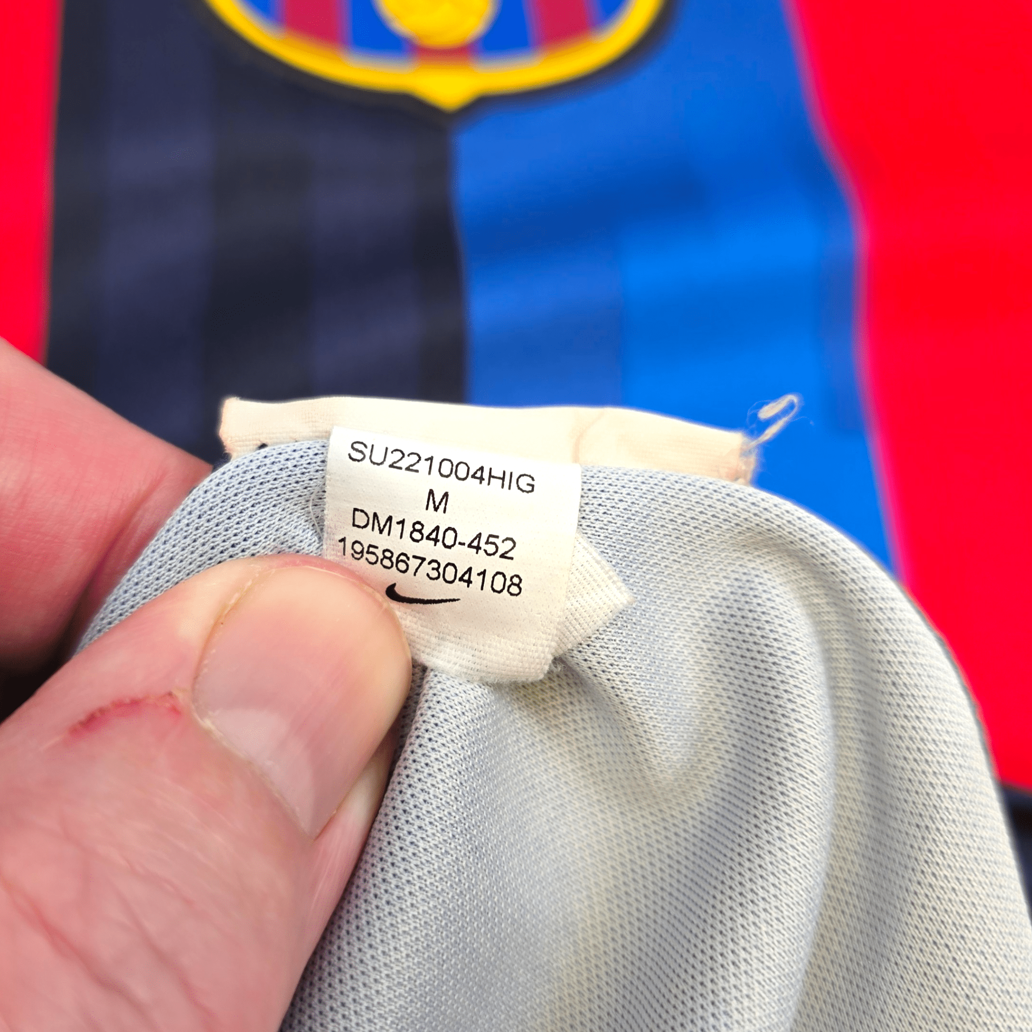 2022/23 Barcelona Home Shirt (M) Nike #7 Dembélé - OVO Drake El Clásico