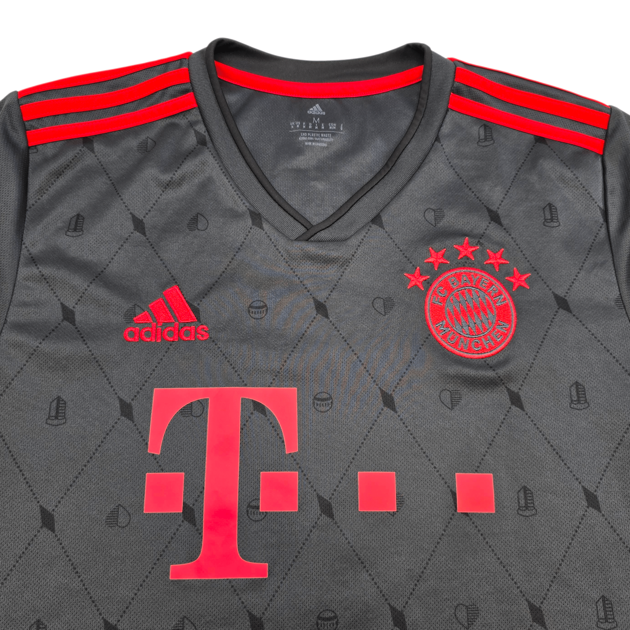 2022/23 Bayern Munich Third Shirt (M) Adidas #7 Gnabry