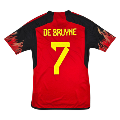 2022/23 Belgium Home Football Shirt Adidas De Bruyne