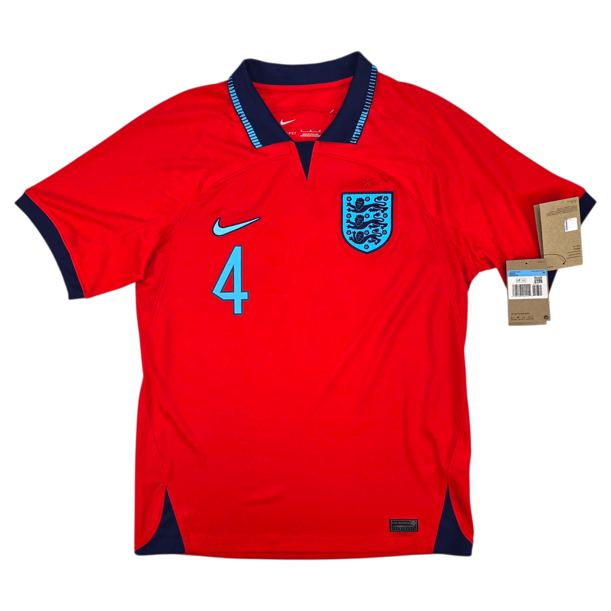 2022/23 England Away Football Shirt (M) Nike #4 Rice (BNWTs)