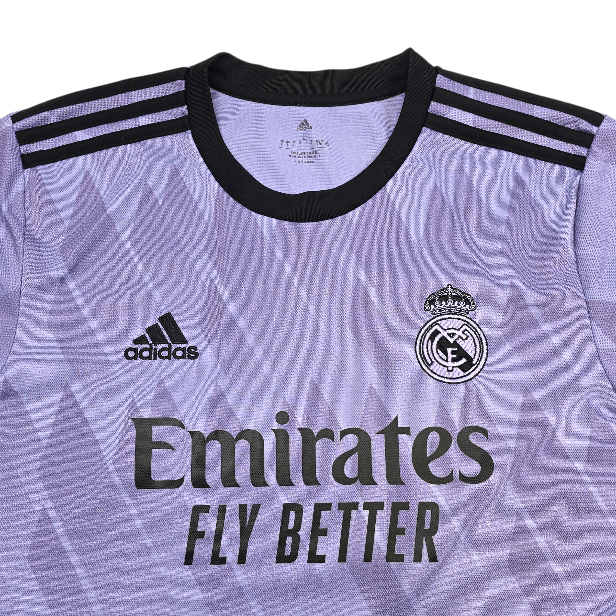 2022/23 Real Madrid Away Football Shirt (L) Adidas #20 Vini Jr