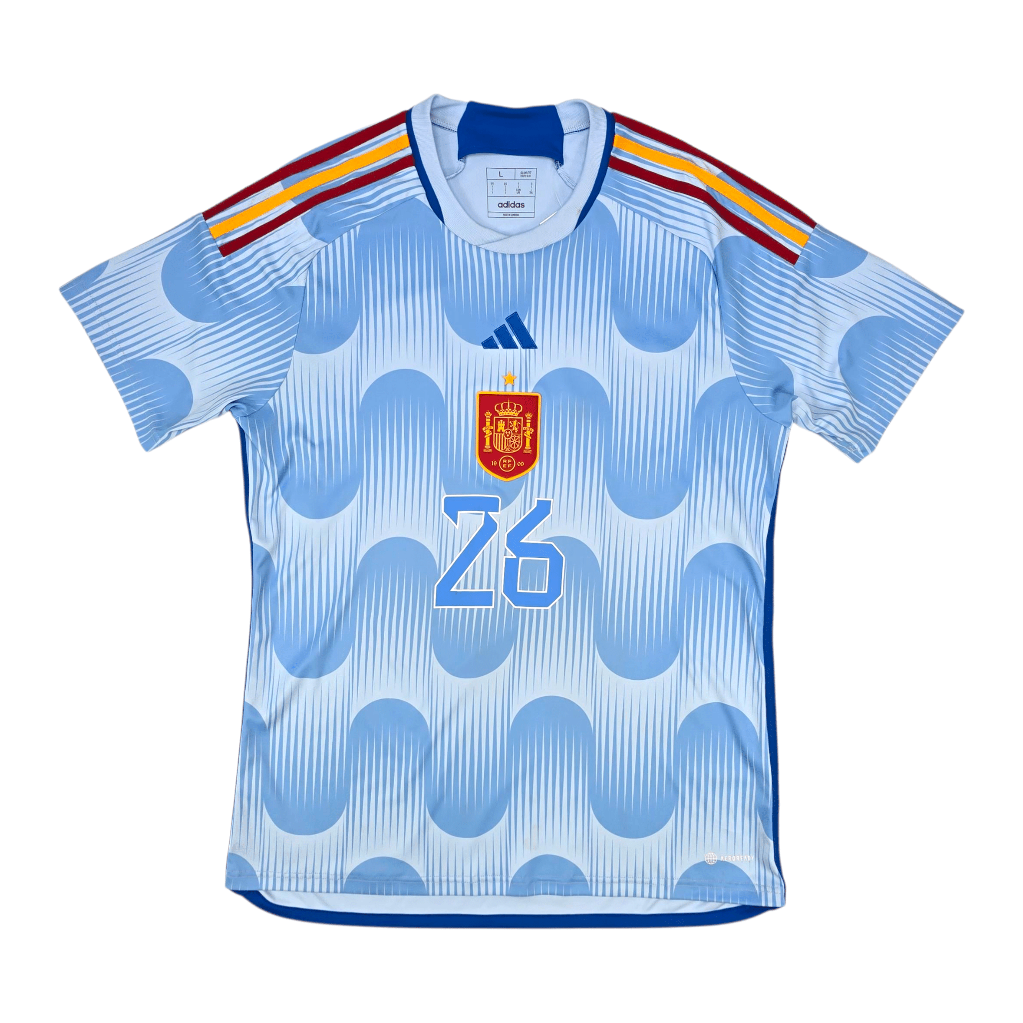 2022/23 Spain Away Football Shirt (L) Adidas #26 Pedri