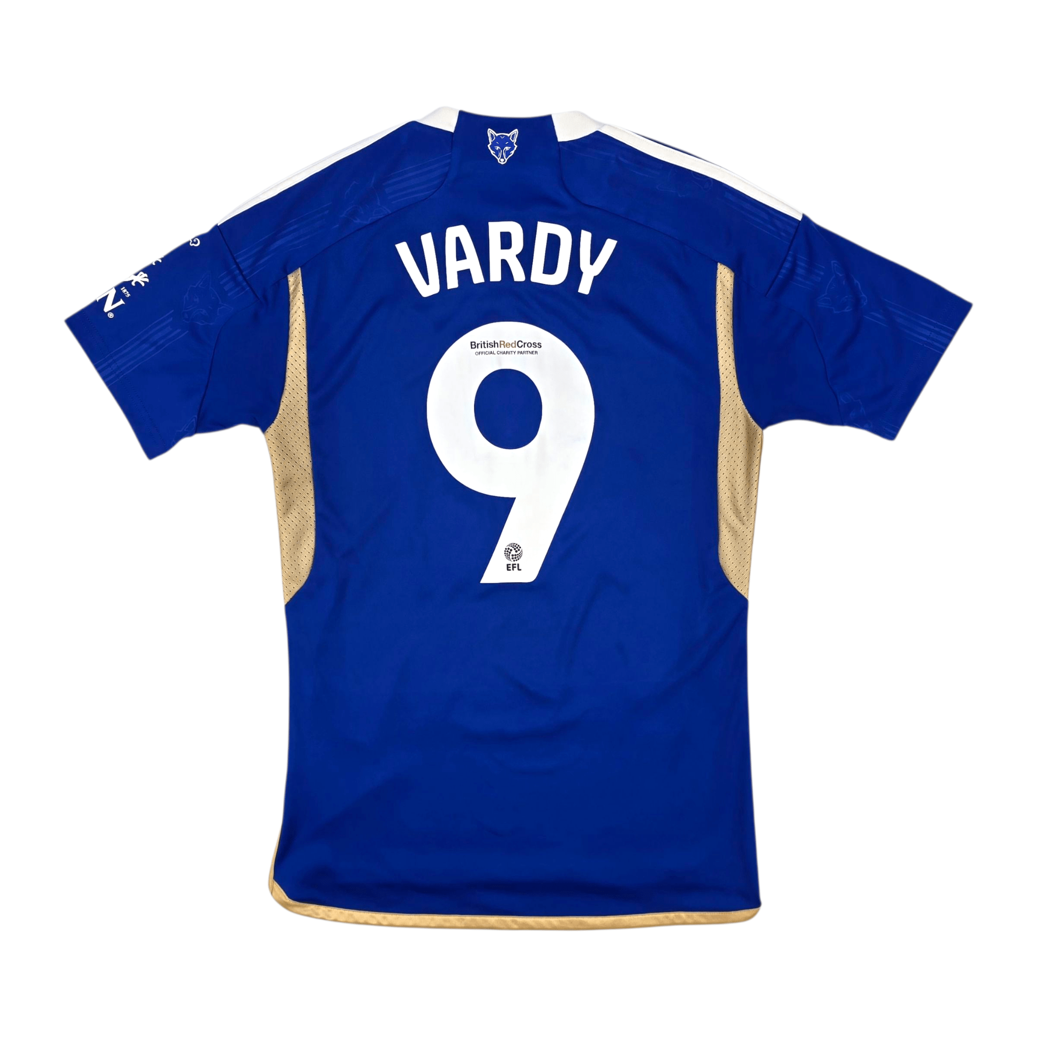 2023/24 Leicester City Home Football Shirt (XS) Adidas #9 Vardy