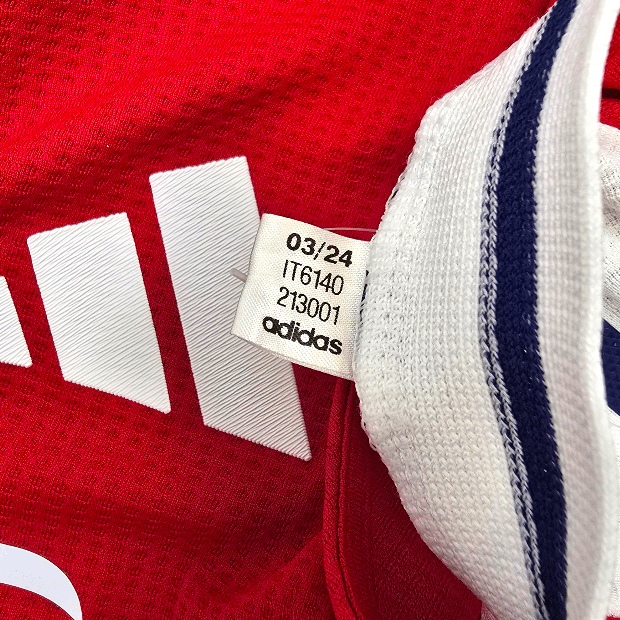 Arsenal Home Shirt 2024/25 Player Version #41 Rice (2XL) Adidas