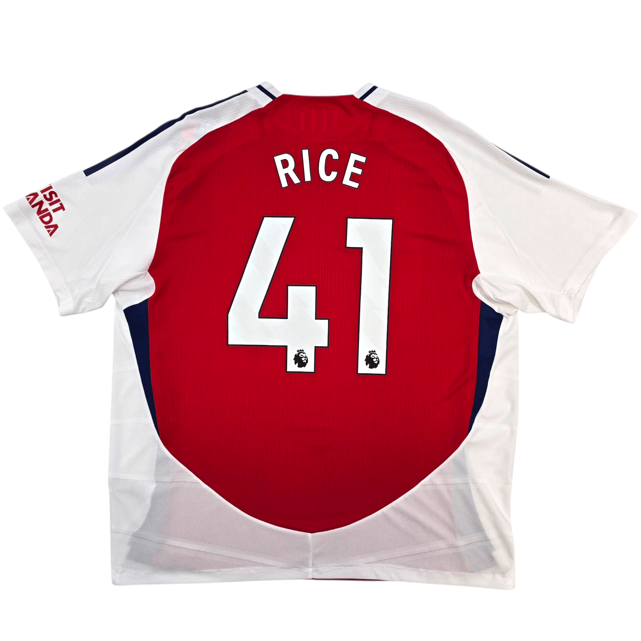 Arsenal Home Shirt 2024/25 Player Version #41 Rice (2XL) Adidas