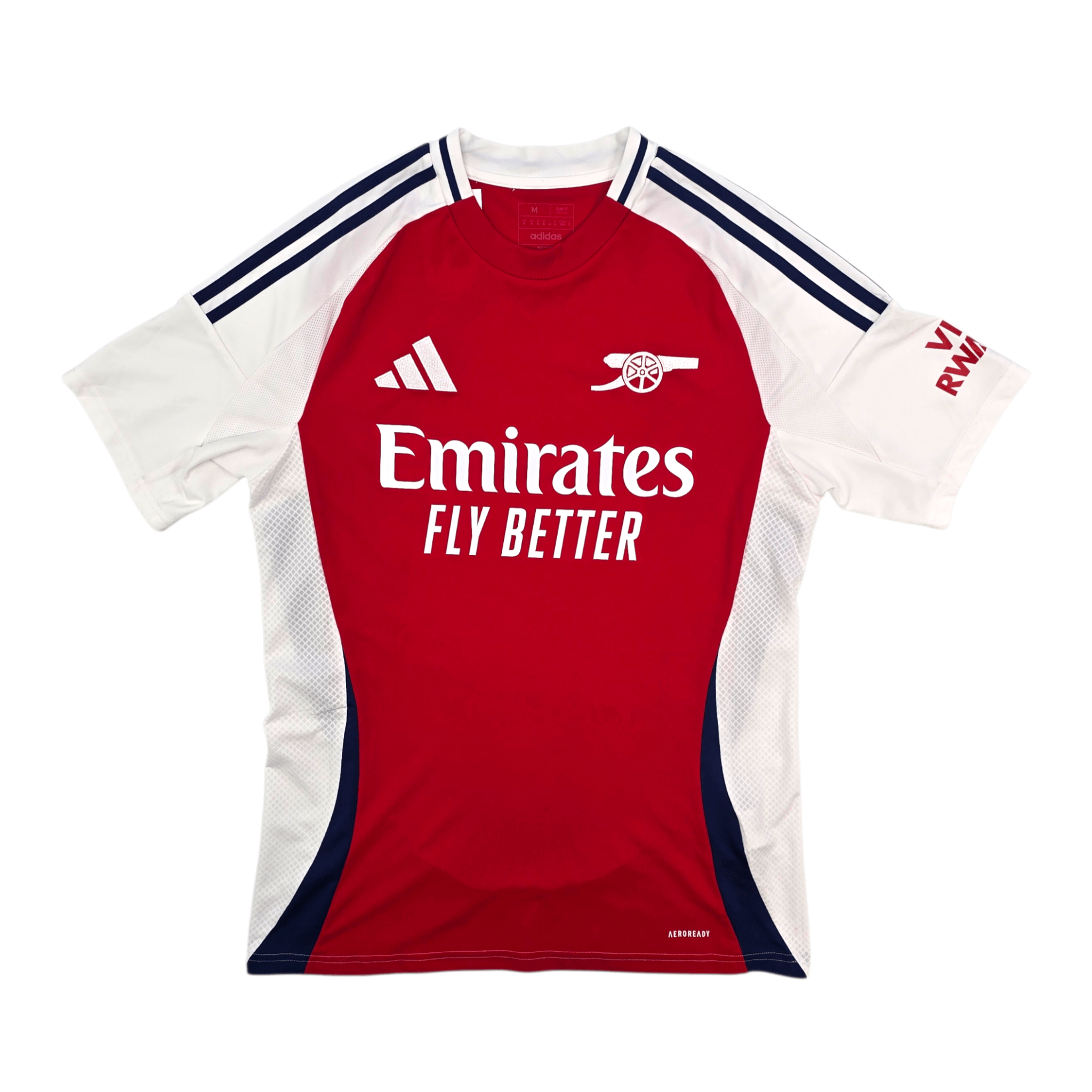 2024/25 Arsenal Home Football Shirt (M) Adidas #41 Rice