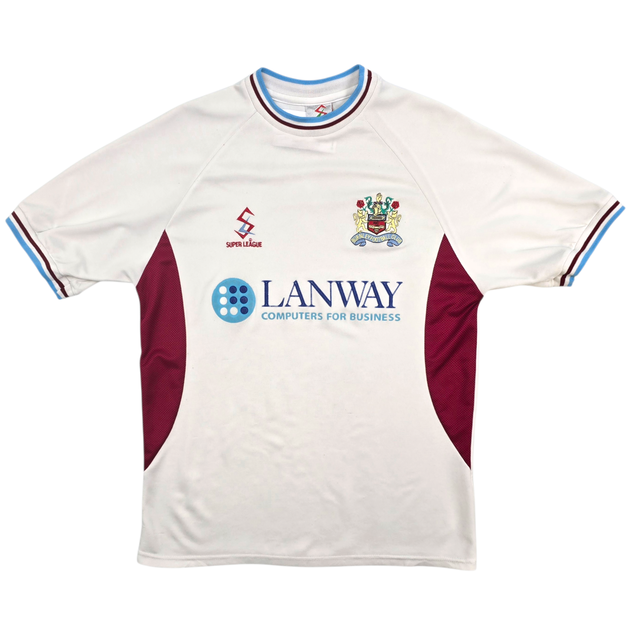 2001/02 Burnley Away Football Shirt (S) - Promotion Season Classic