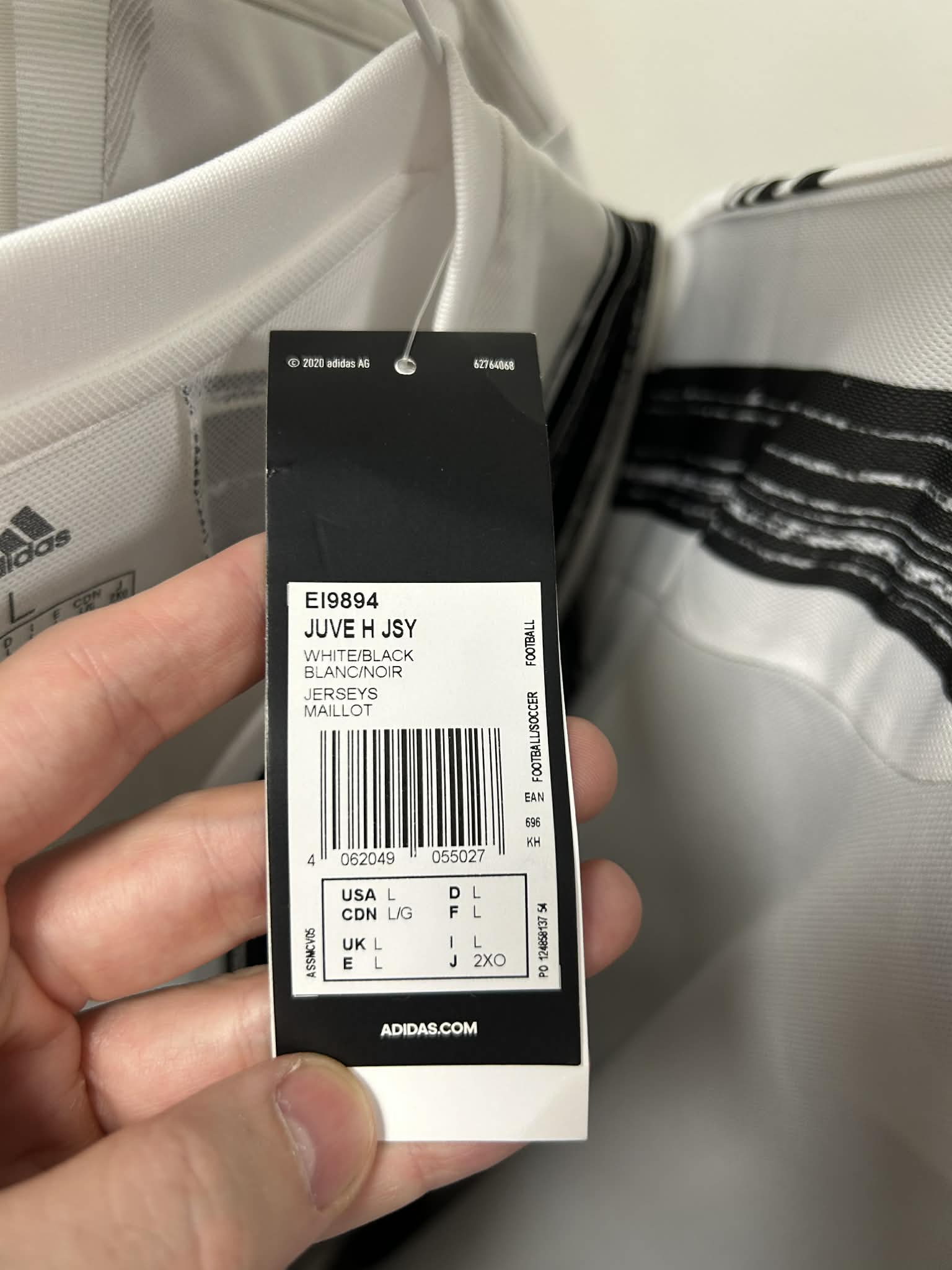 Juventus 2020-2021 Home Shirt (BNWT) Size Large