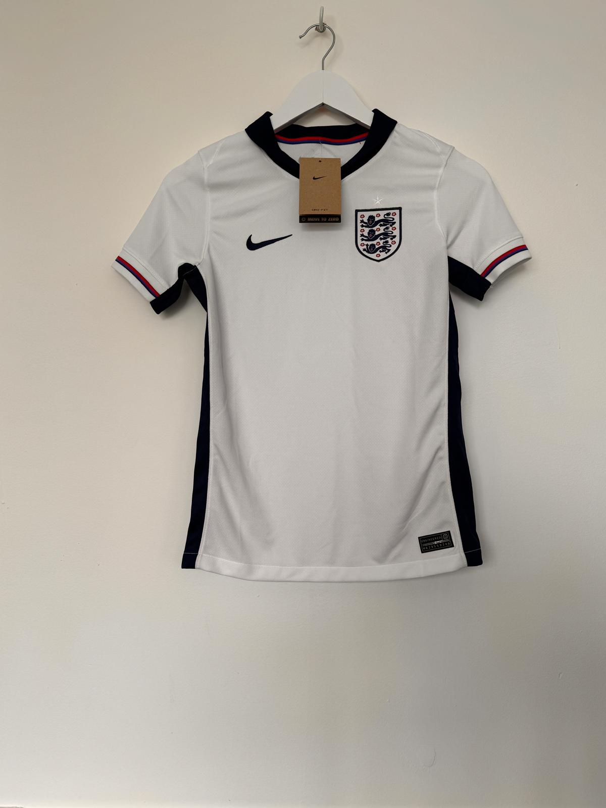 England 2024 Home Shirt Stadium Version Kids