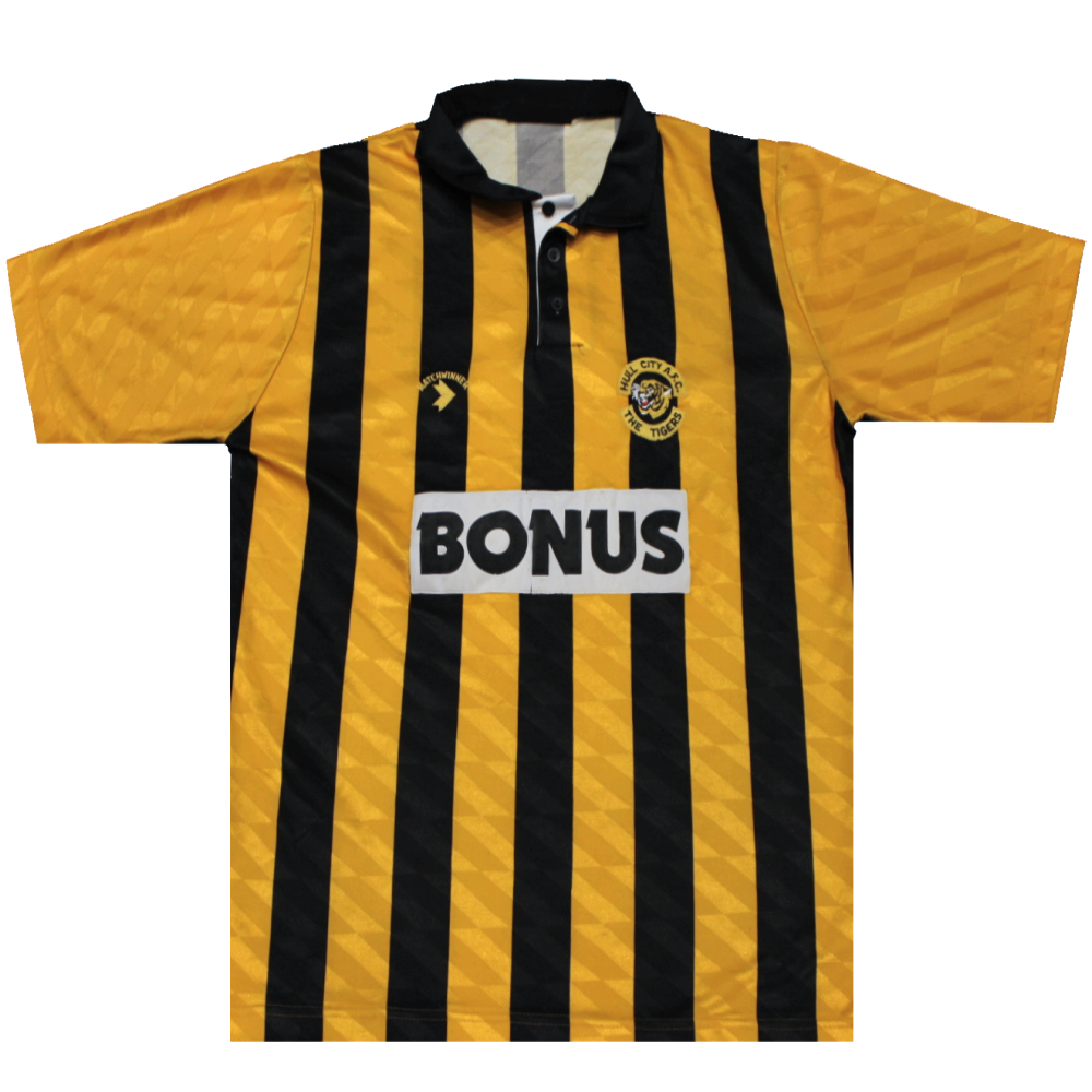 Hull City 1990-1991 Home Shirt (Very Good Condition) L