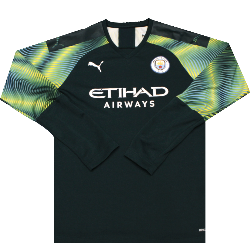 Manchester City 2019-20 Women's Player Issue Goalkeeper Shirt Sample - Size S