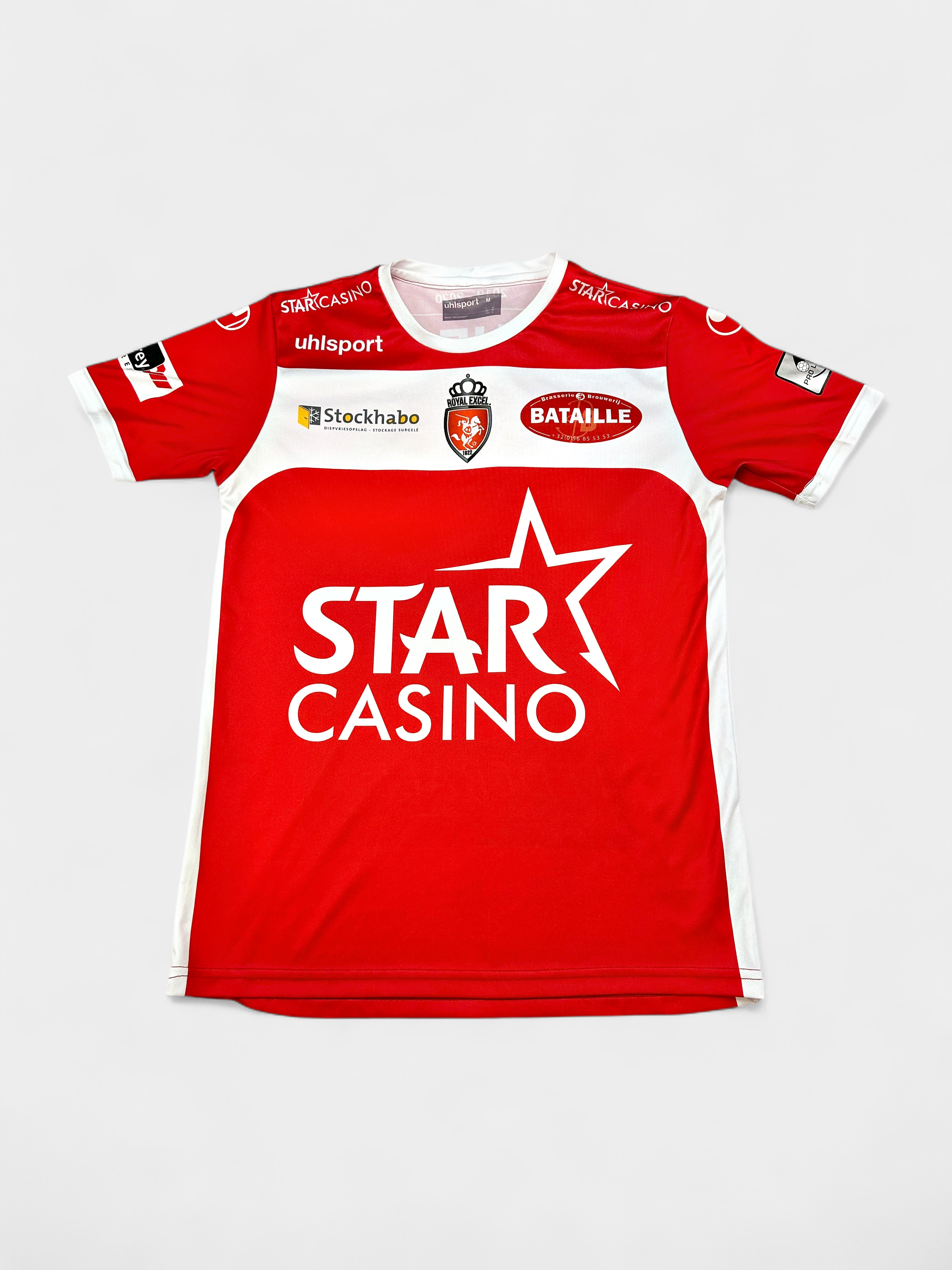 Royal Excel Mouscron 2019-20 Home Shirt - Uhlsport (M)
