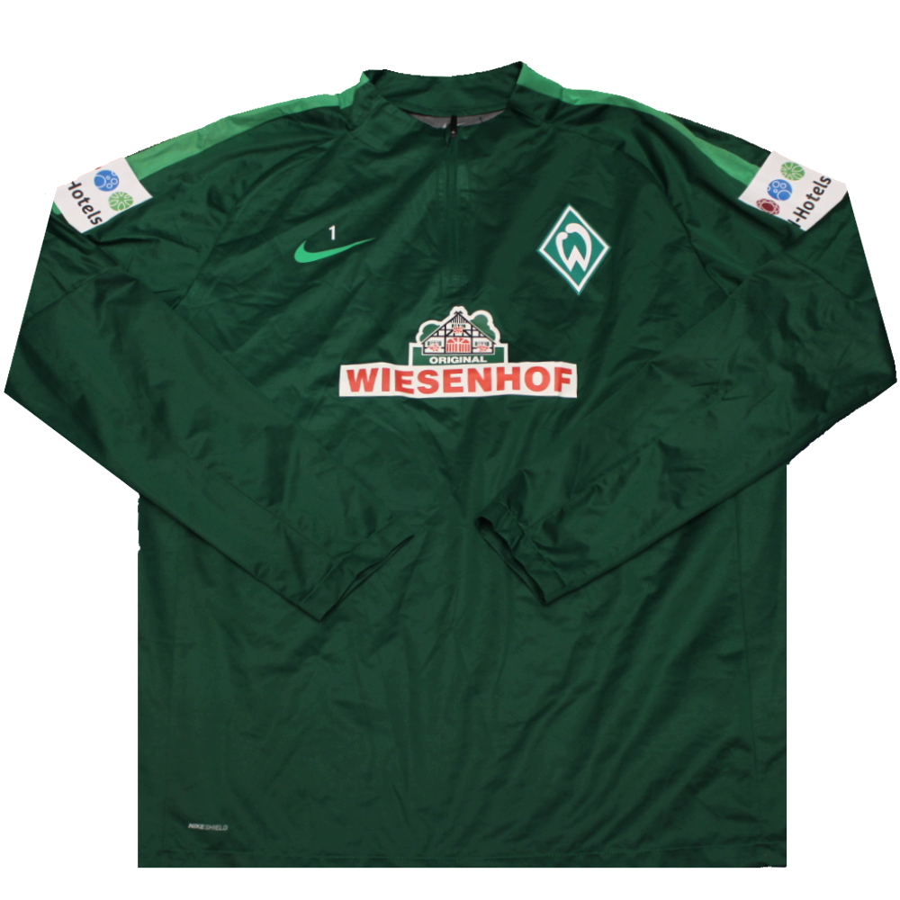 Werder Bremen 2017-18 Player Issue Training Jacket (Excellent) L