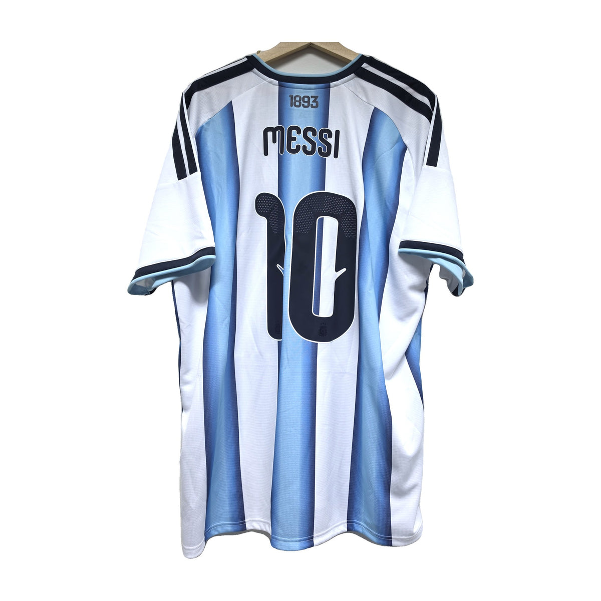 Argentina 2026 home shirt, back with Messi 10 print