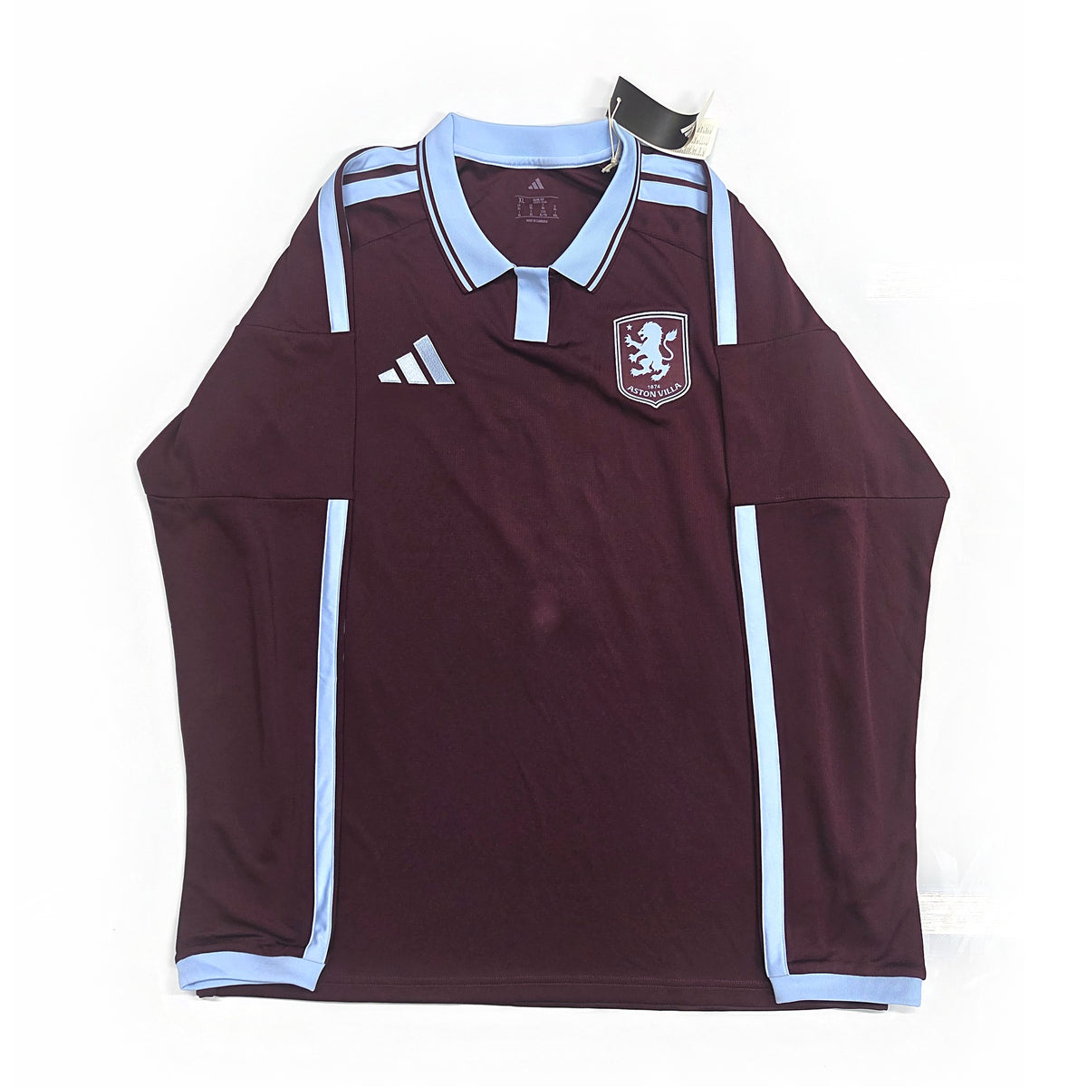Aston Villa 2026/27 home shirt long sleeve, front
