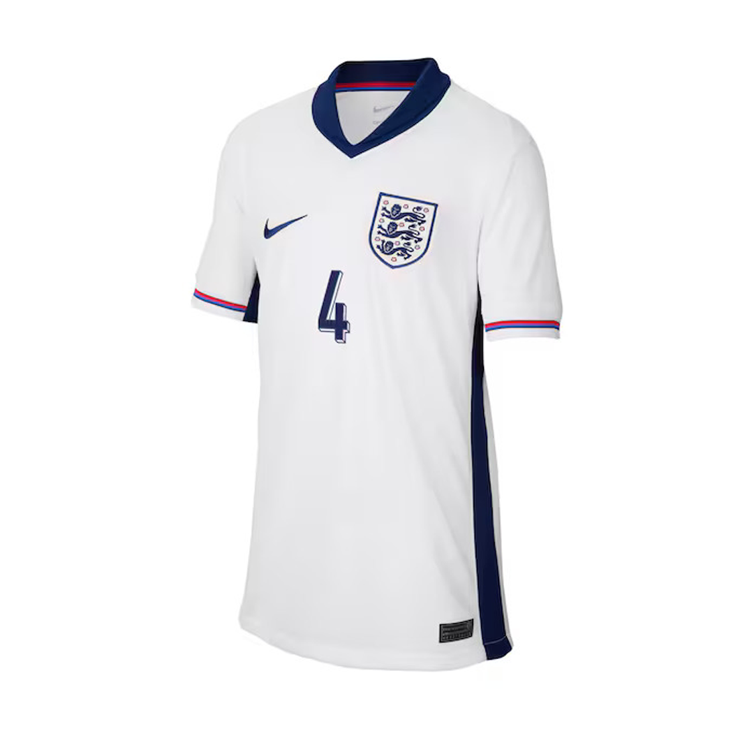 England 2024 Home Shirt Rice Stadium Version Kids