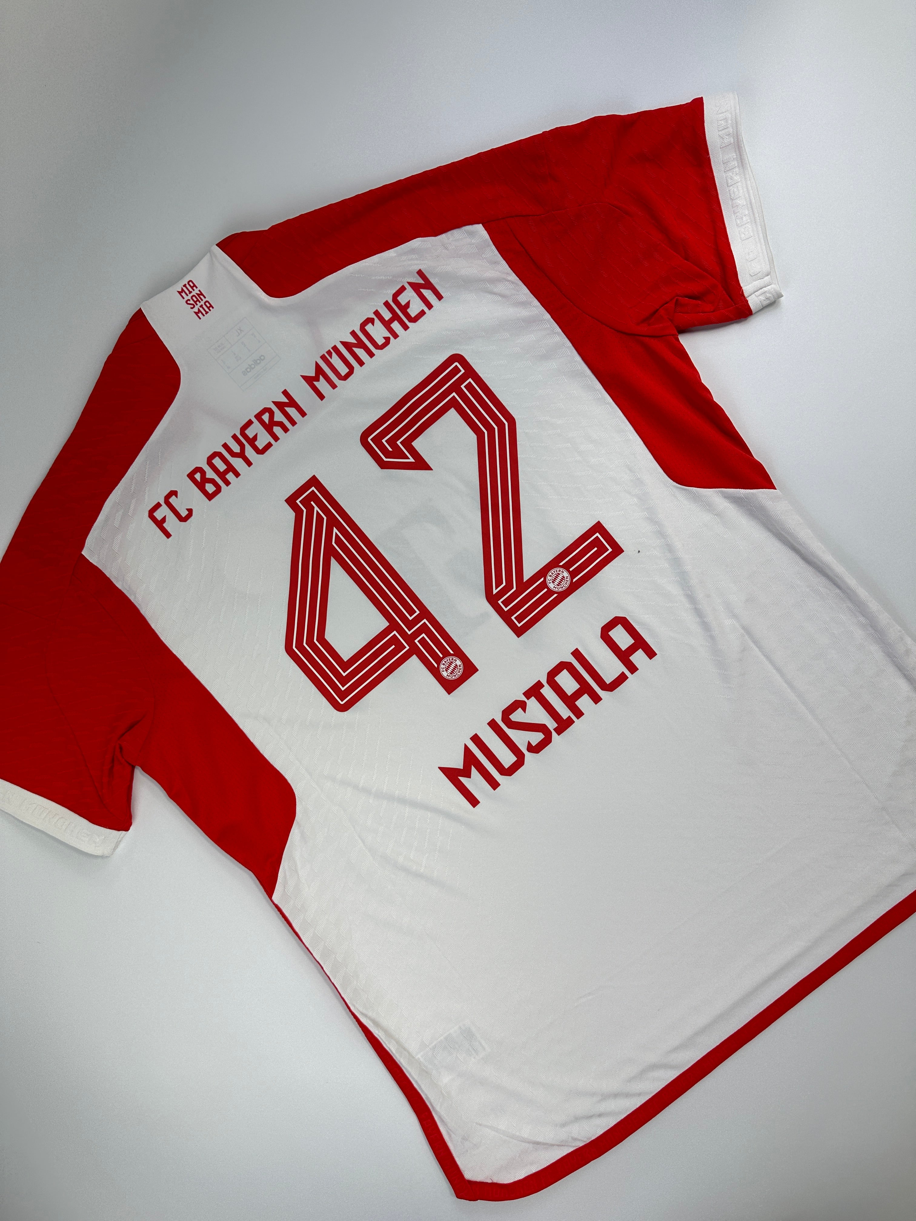 Bayern Munich Home Shirt 2023-24 Musiala Authentic