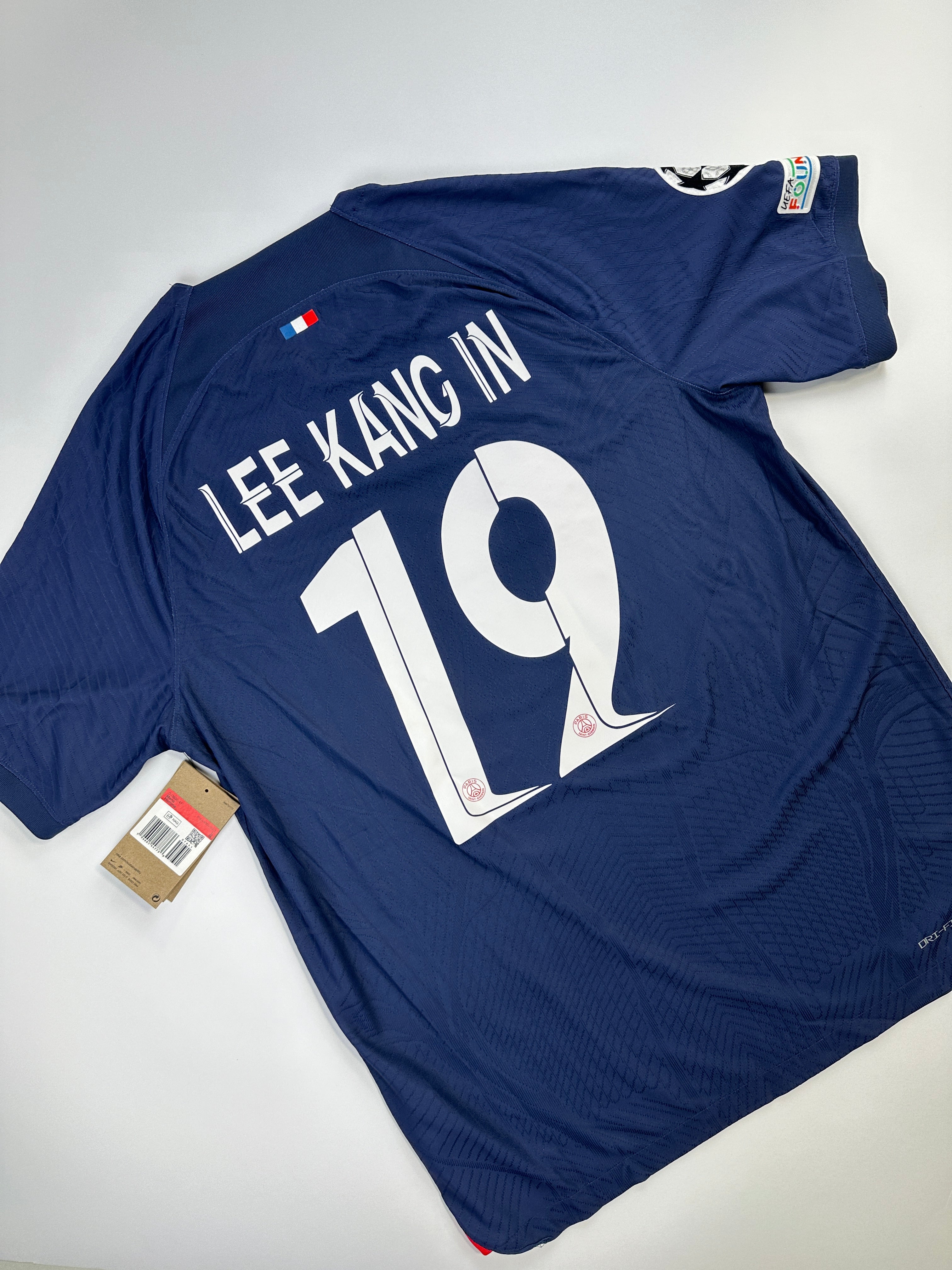 PSG Home Shirt 2023-24 Lee Kang-In Cup Print Authentic