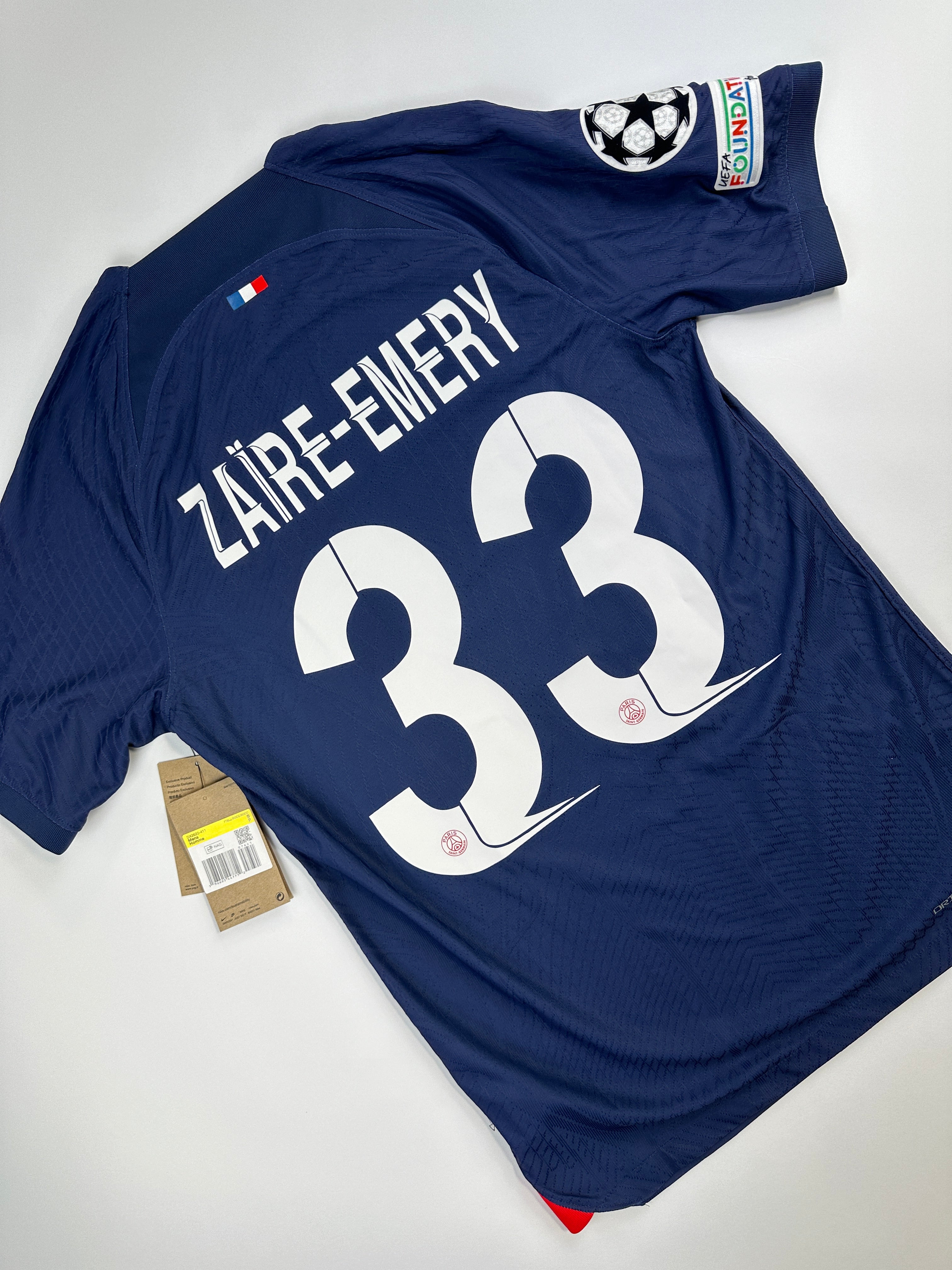 PSG Home Shirt 2023-24 Emery Cup Print Authentic
