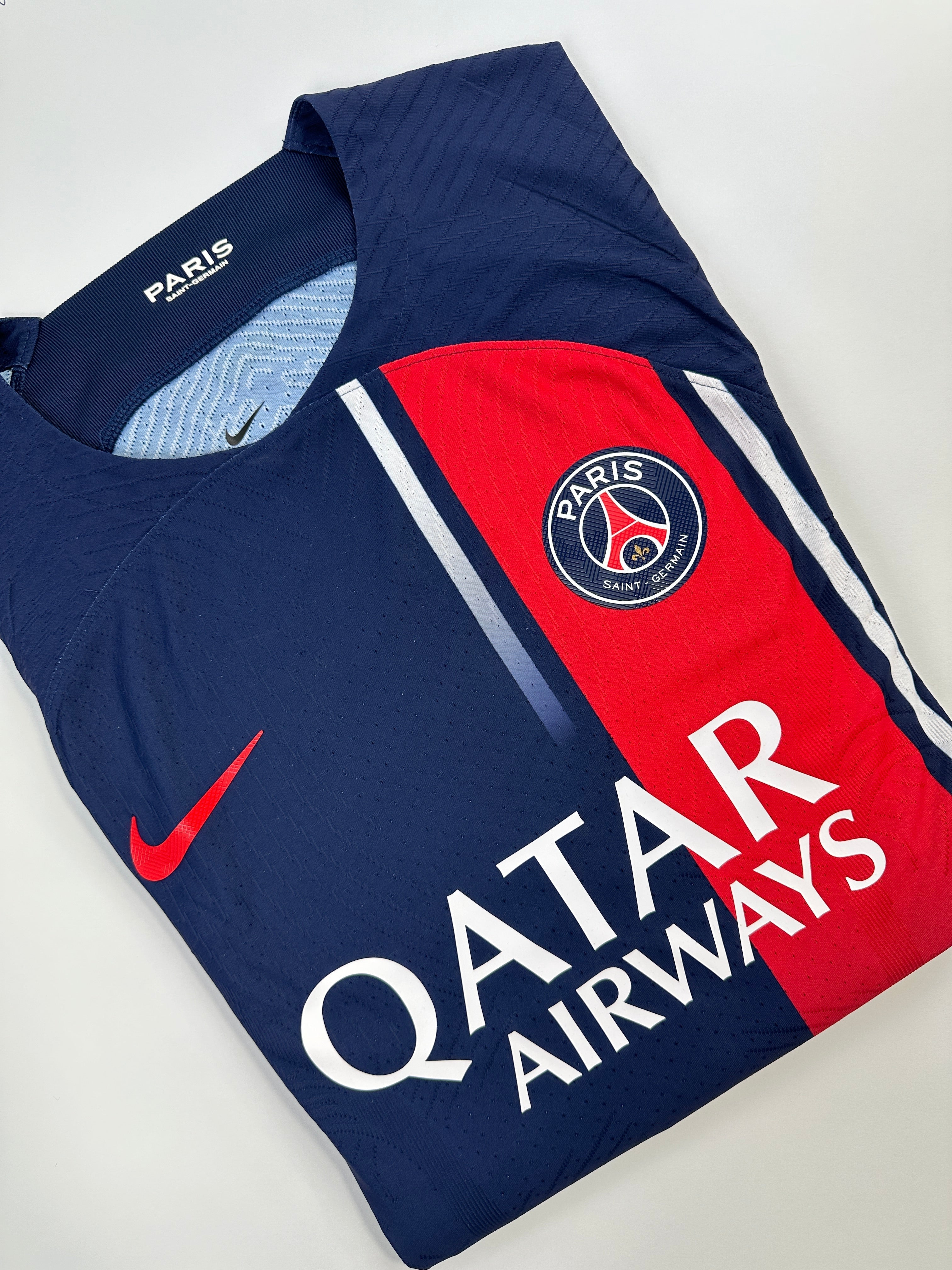 PSG Home Shirt 2023-24 Mbappe Cup Print Authentic