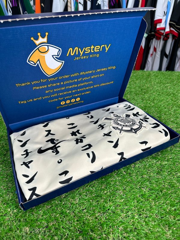 Genuine Corinthians football shirt revealed in a Men's Mystery Football Shirt Box